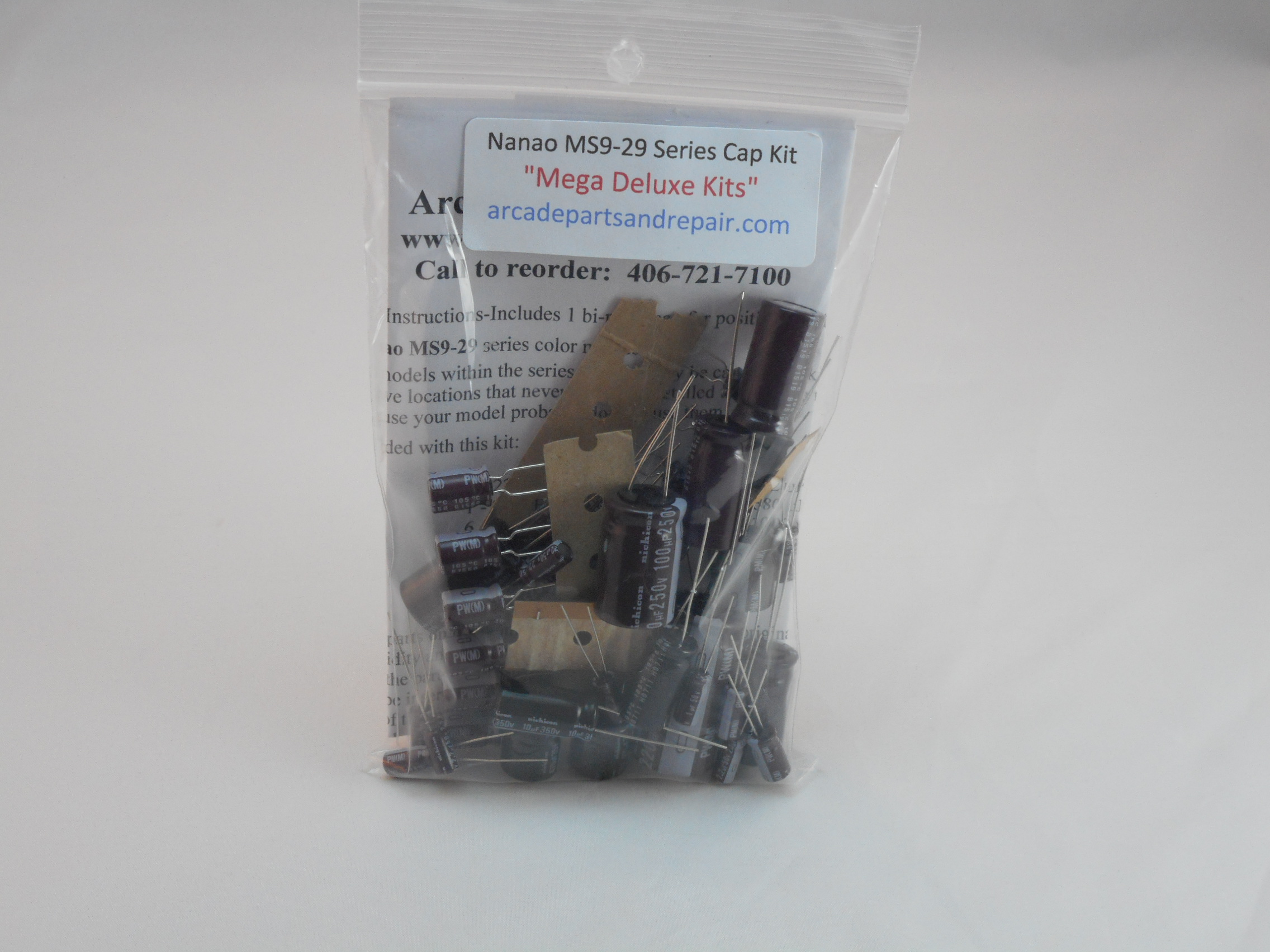 Nanao MS9-29 Series Monitor Cap Kit 105C Nichicon