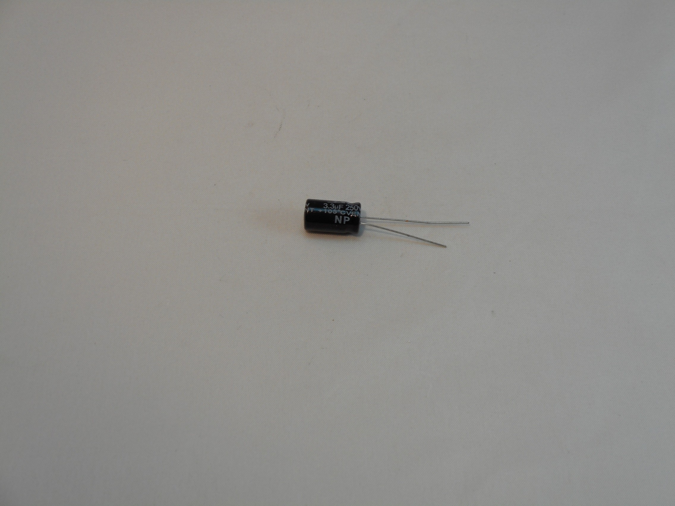 3.3uF 250V Non-Polar Capacitor 105C Radial