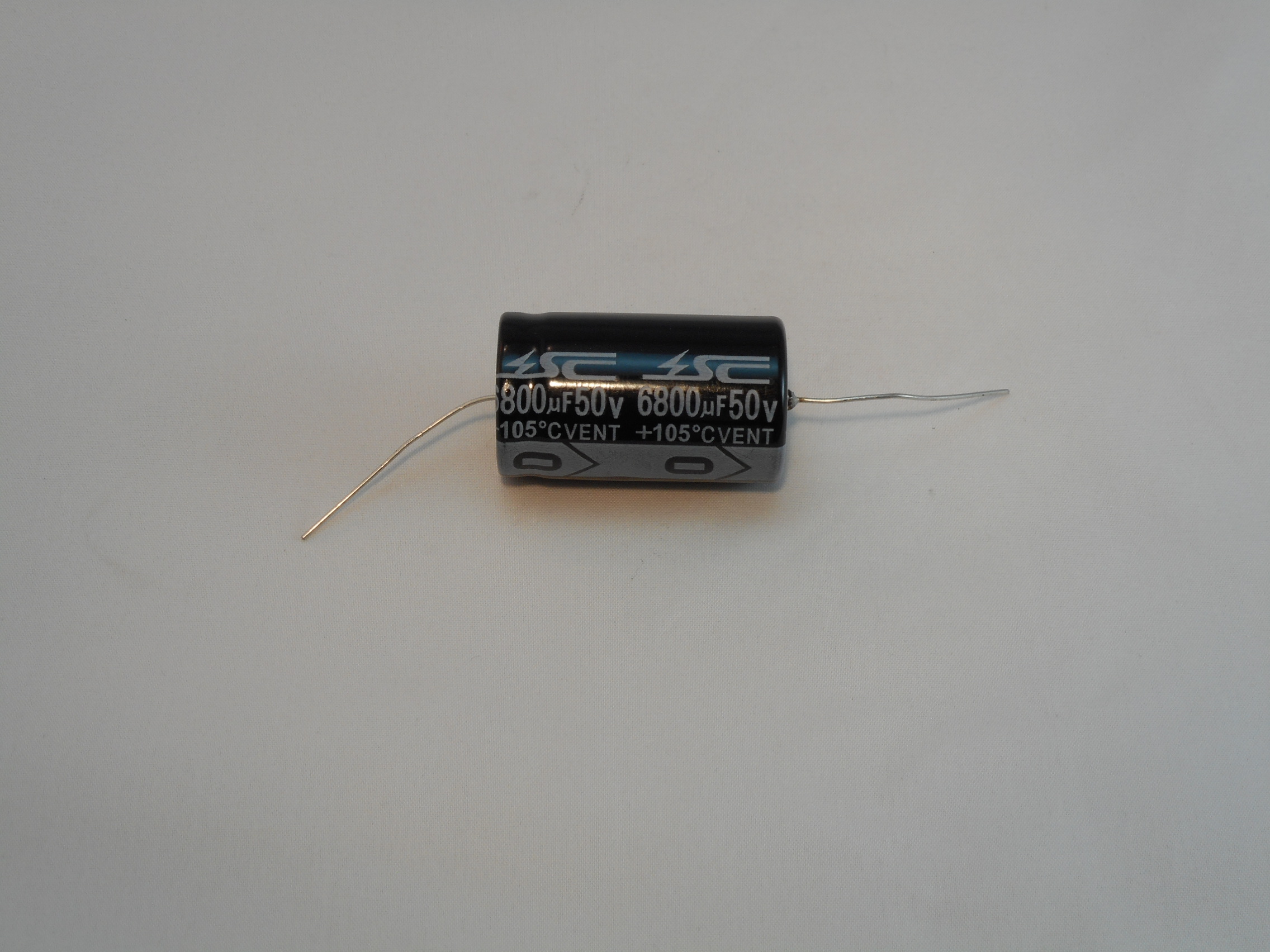 6800uF 50V Axial Capacitor 105C