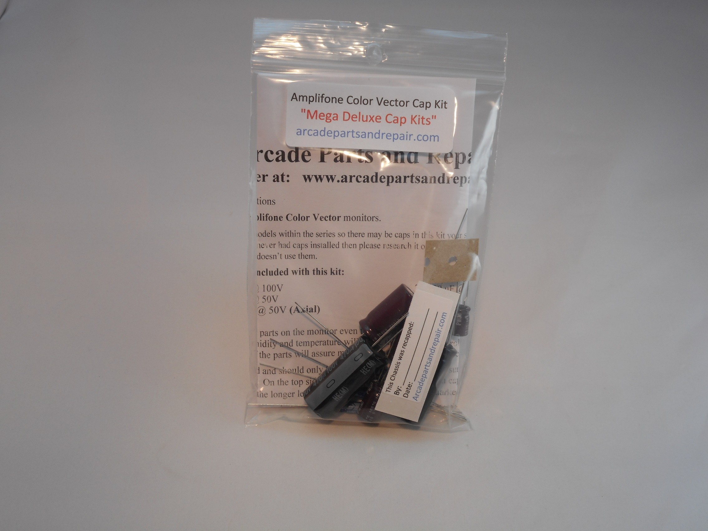 Amplifone Color Vector Monitor Cap Kit 105C Nichicon