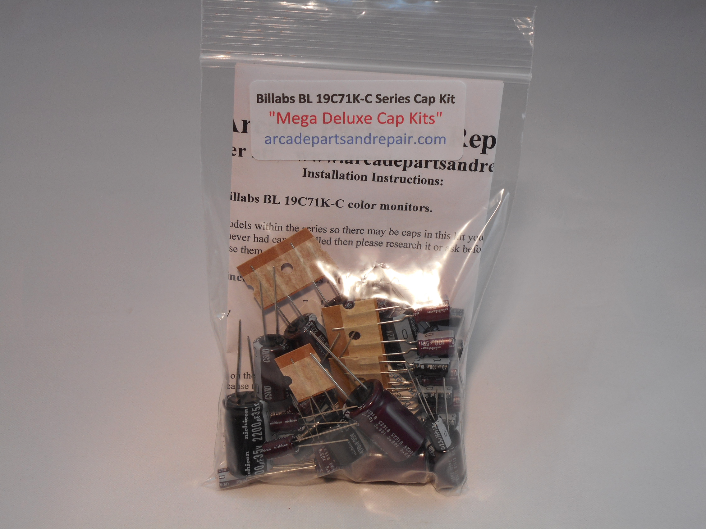 Billabs BL19C71K-C Series Monitor Cap Kit 105C Nichicon