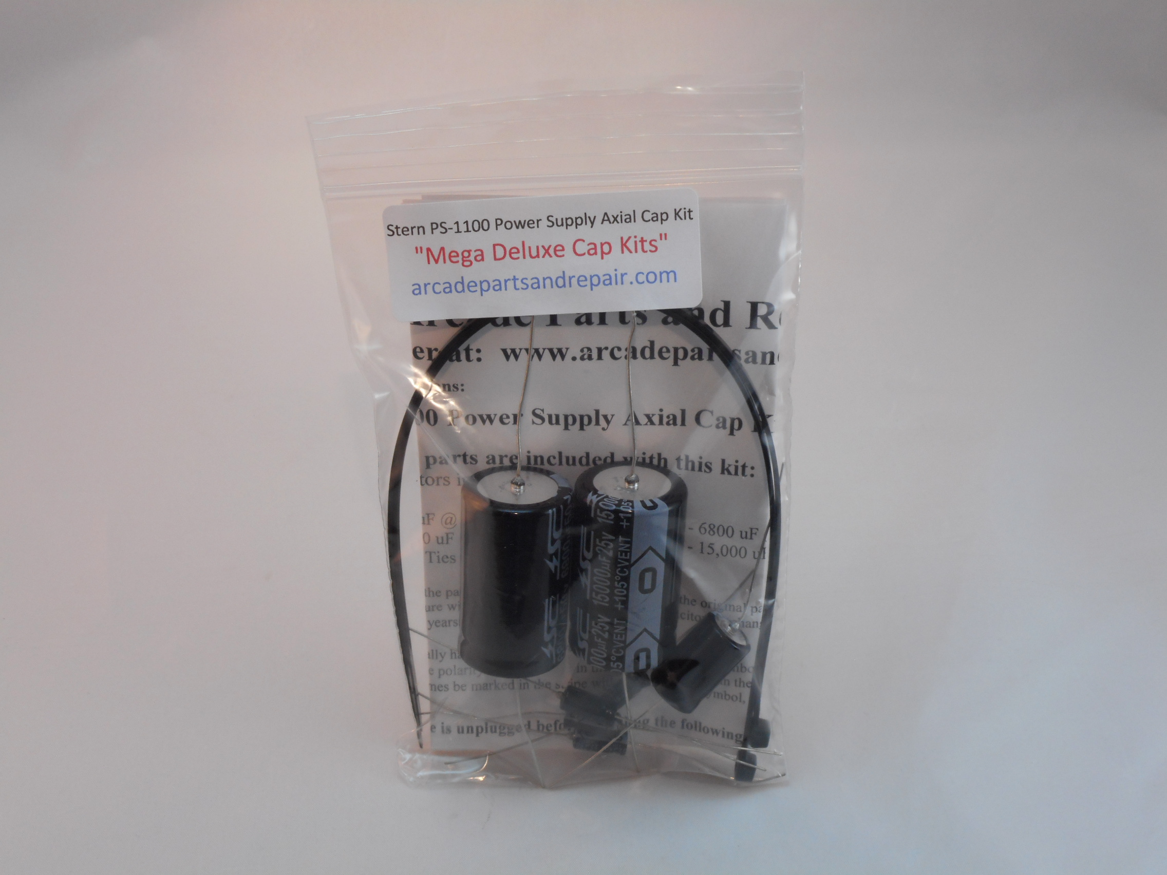 Stern PS-1100 Power Supply 105c Axial Cap Kit