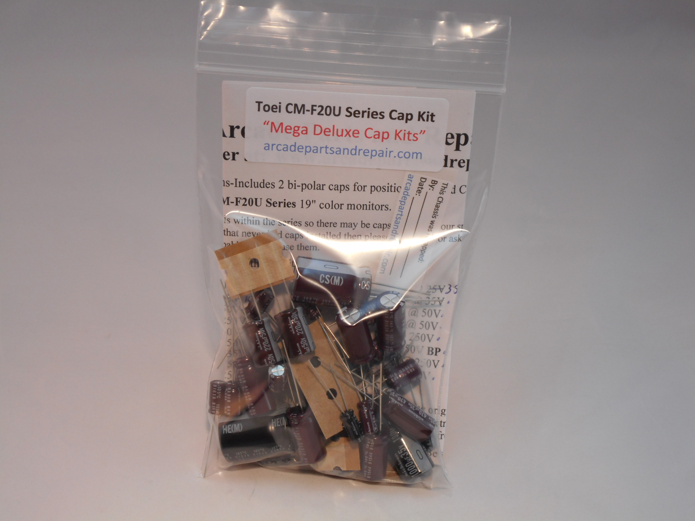 Toei CM-F20U / CM-E20N Monitor Cap Kit 105C Nichicon