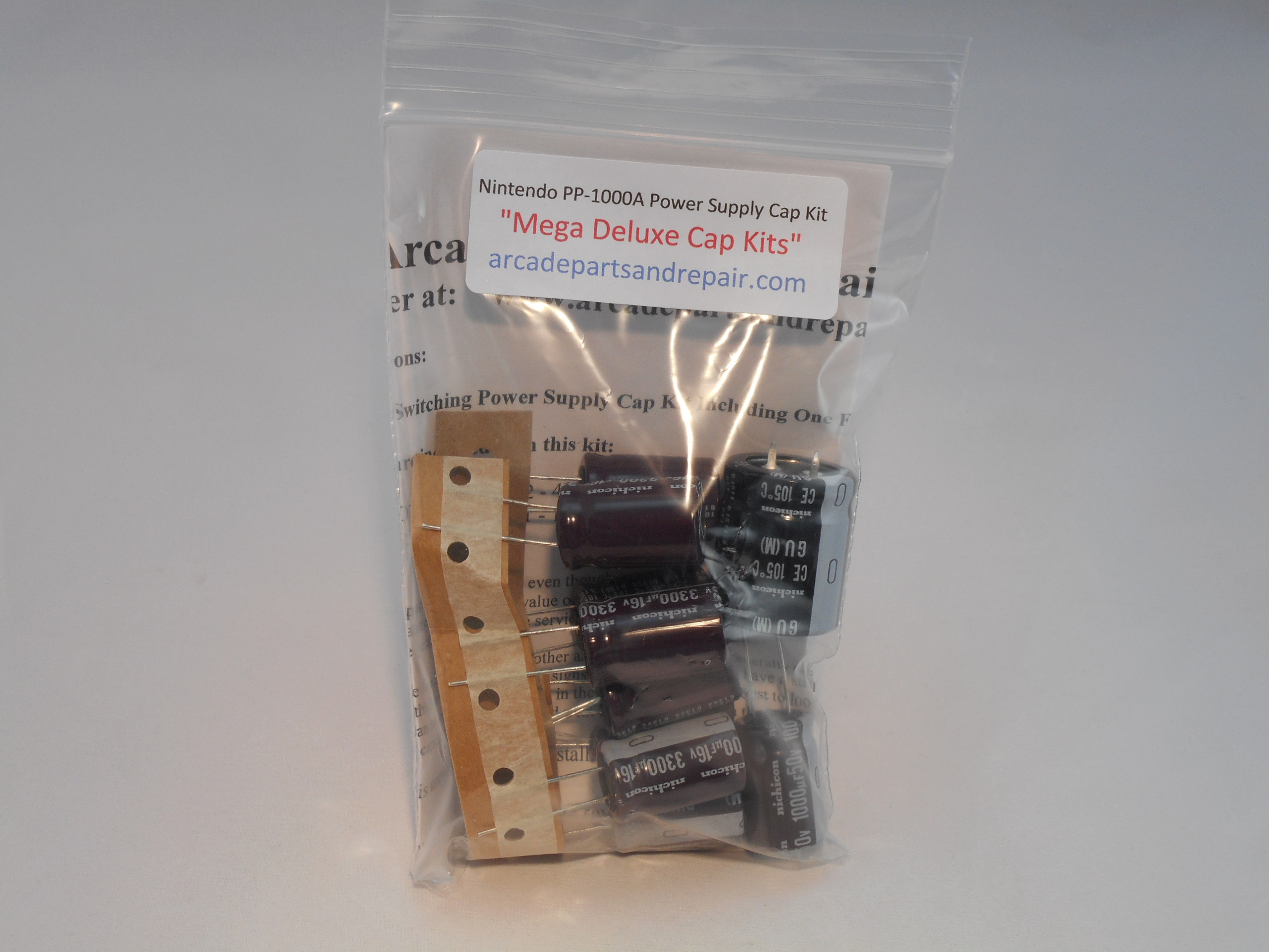 Nintendo PP-1000A Power Supply Cap Kit Including The Filter Cap 105C Nichicon
