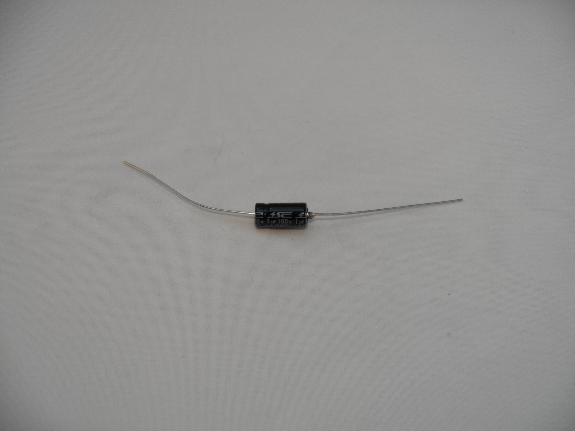 1uF 100V Axial Capacitor 105C