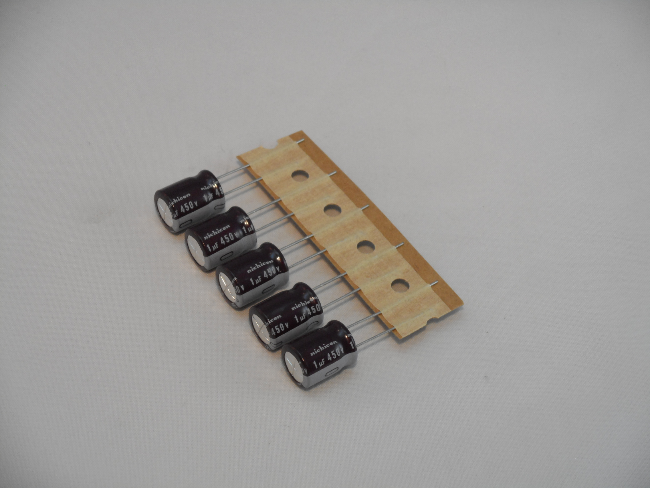 1uF 450V Radial 105C Nichicon Electrolytic Capacitor (5 Pieces)