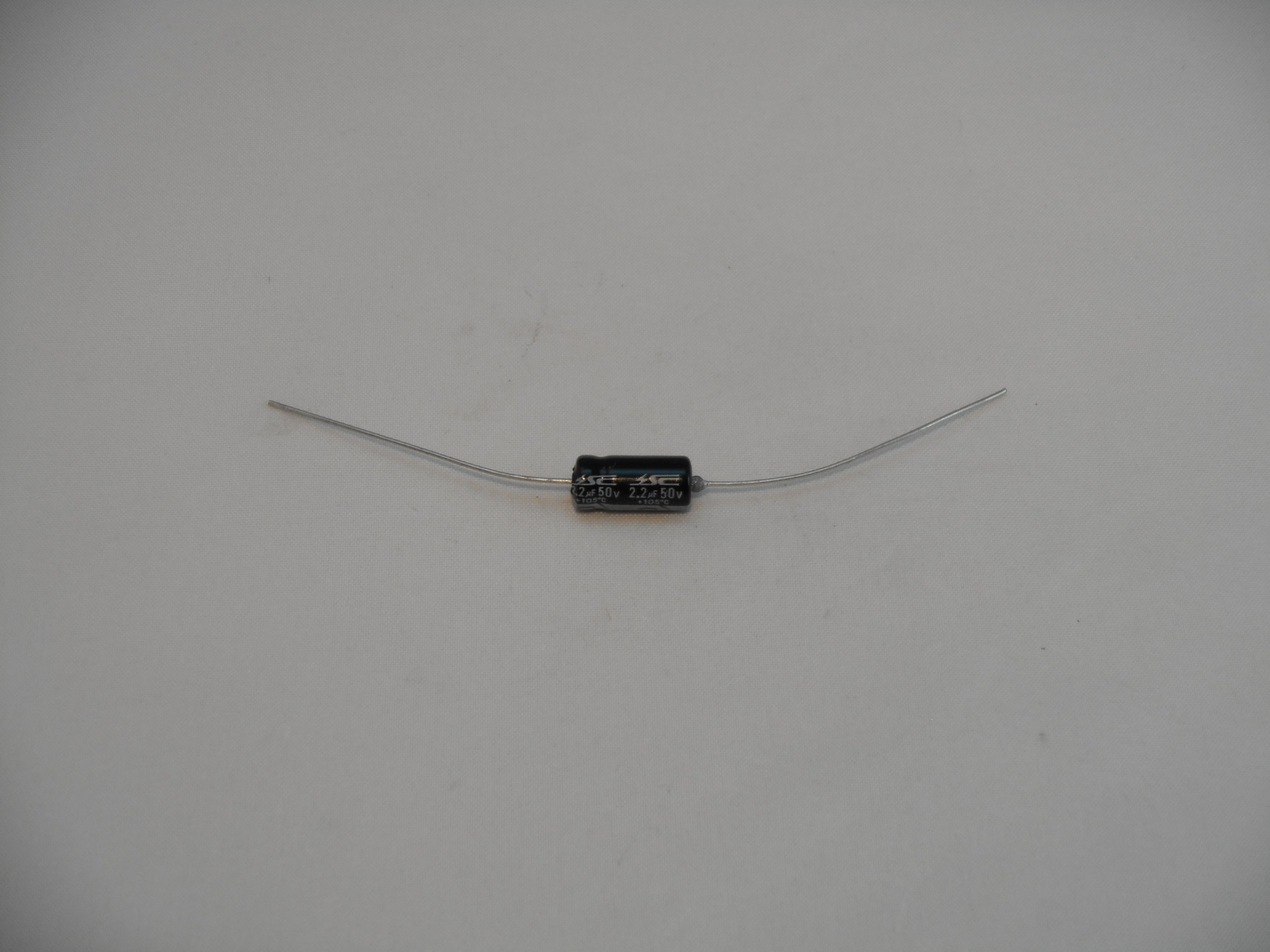 2.2uF 50V Axial Capacitor 105C