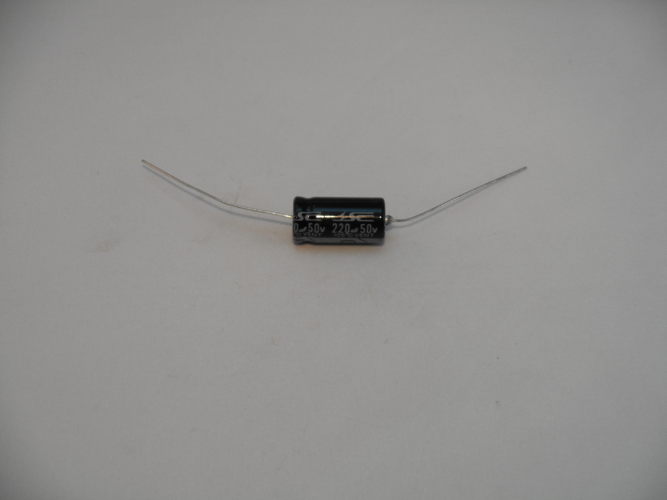 220uF 50V Axial Capacitor 105C