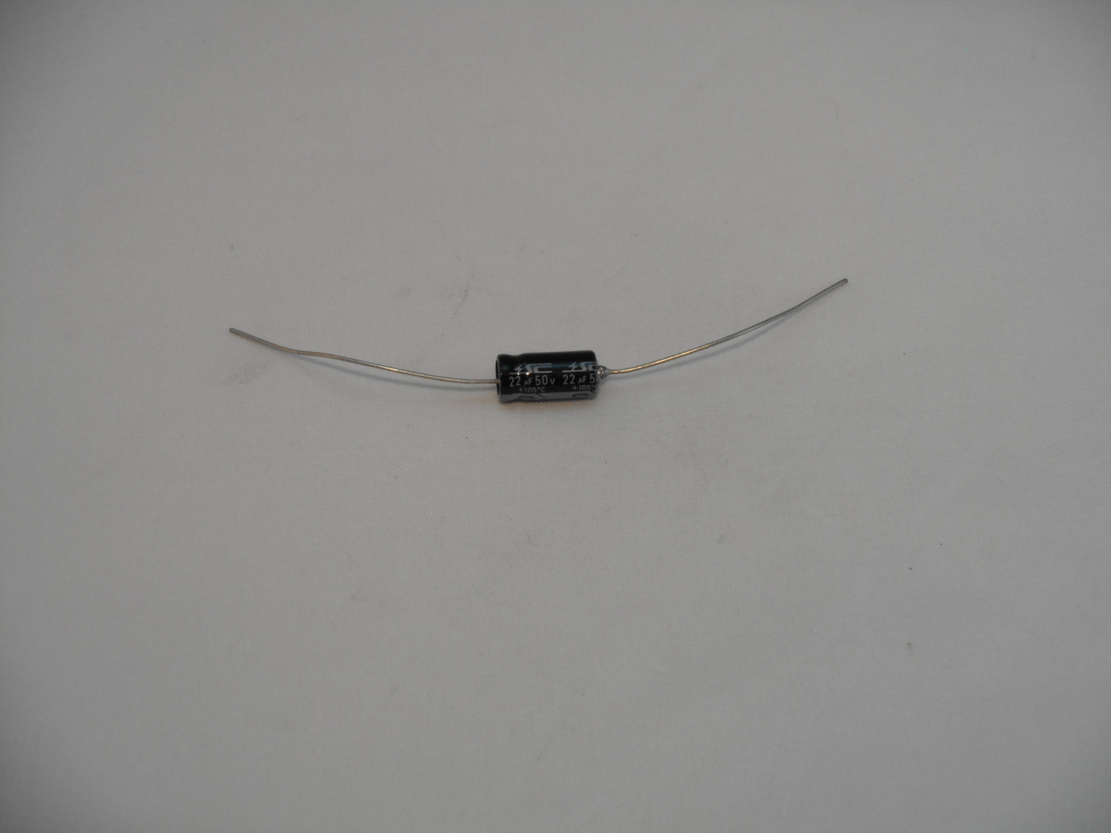22uF 50V Axial Capacitor 105C