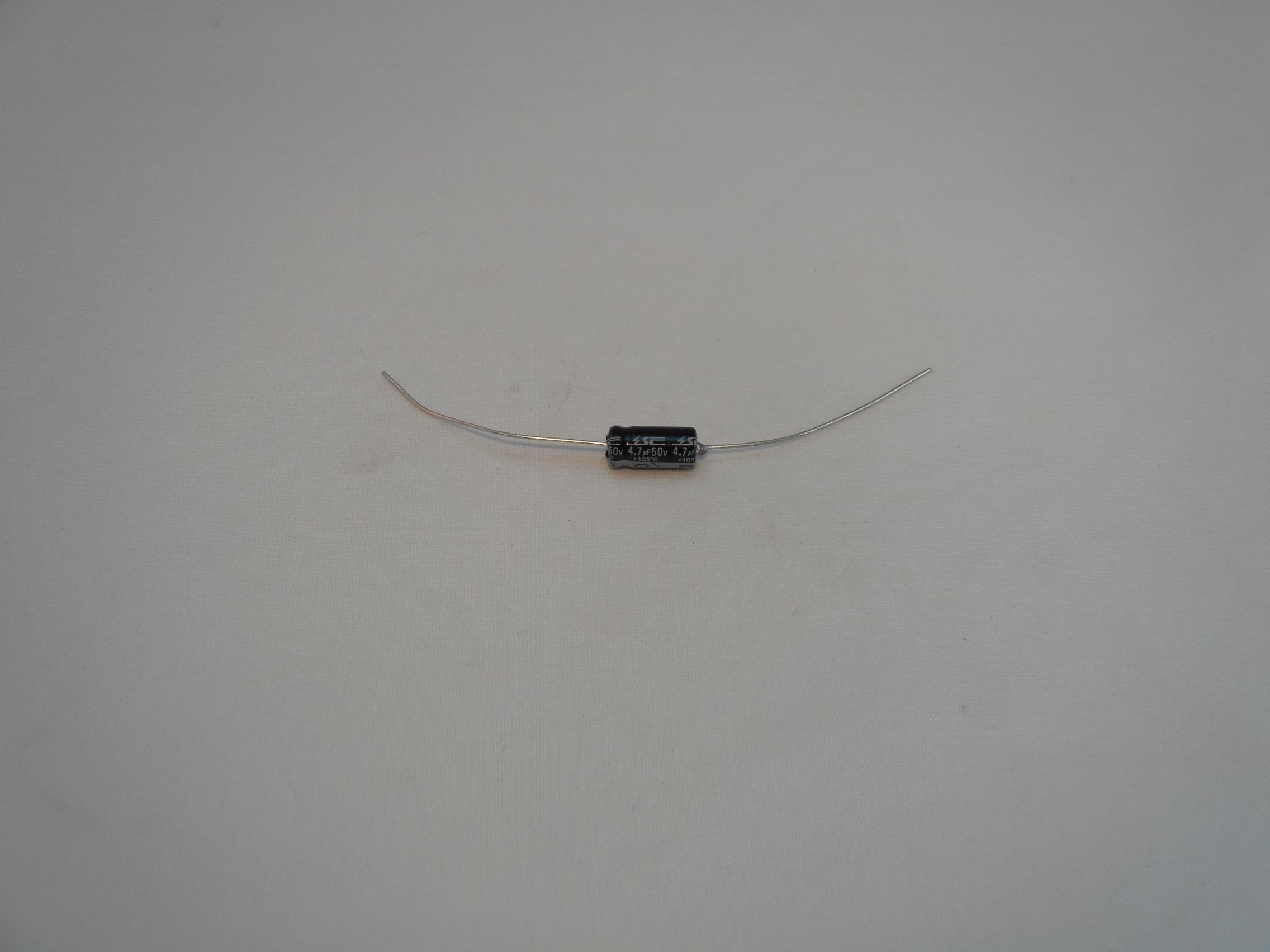 4.7uF 50V Axial Capacitor 105C