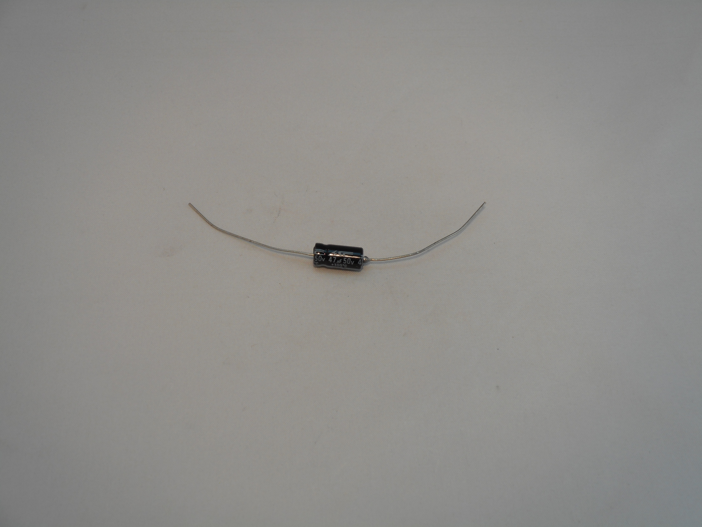 47uF 50V Axial Capacitor 105C