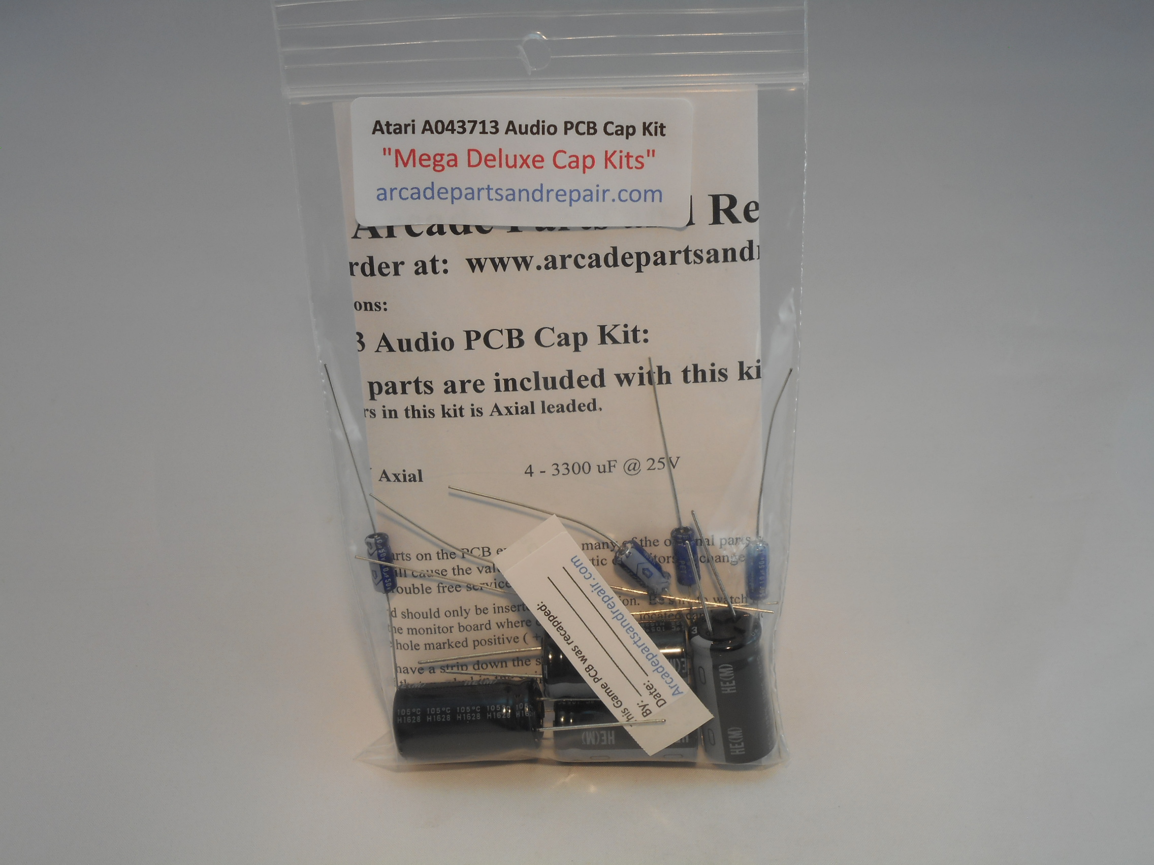 Atari Audio A043713 PCB 105C Cap Kit