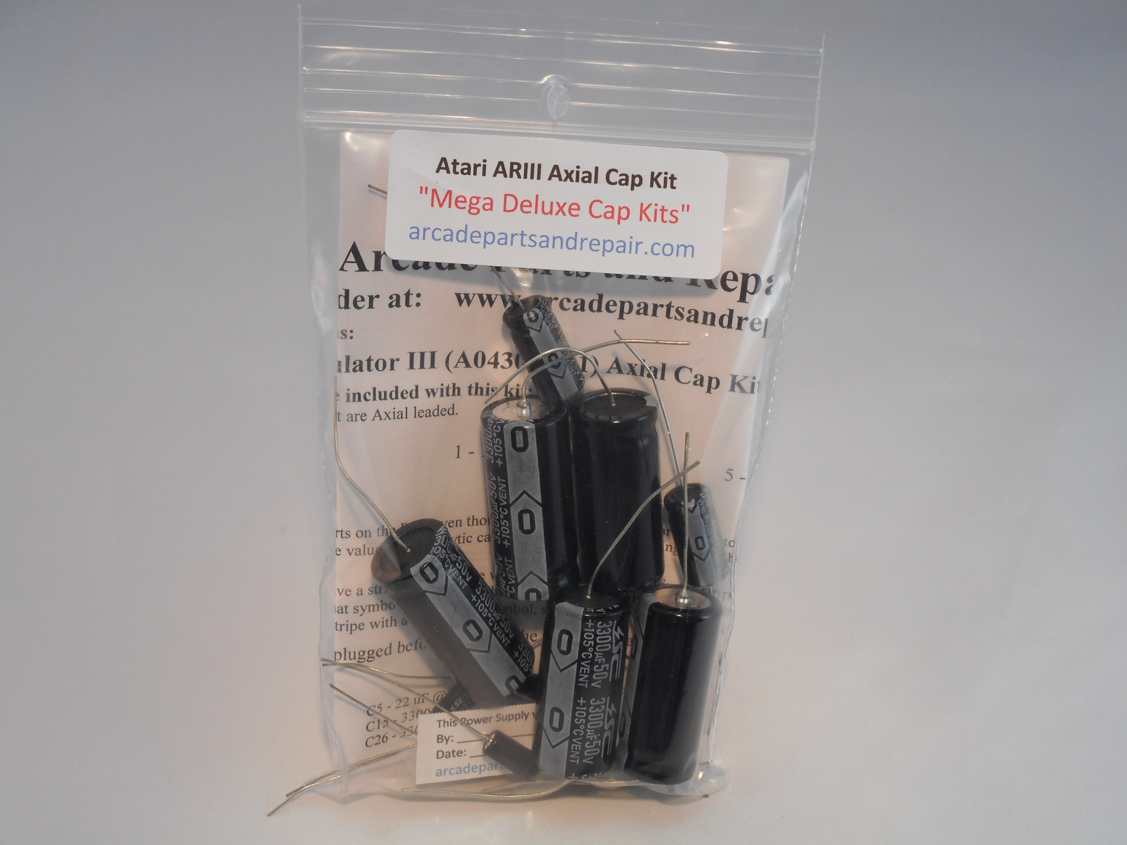 Atari Audio Regulator 3 A043046-01 105c Axial Cap Kit