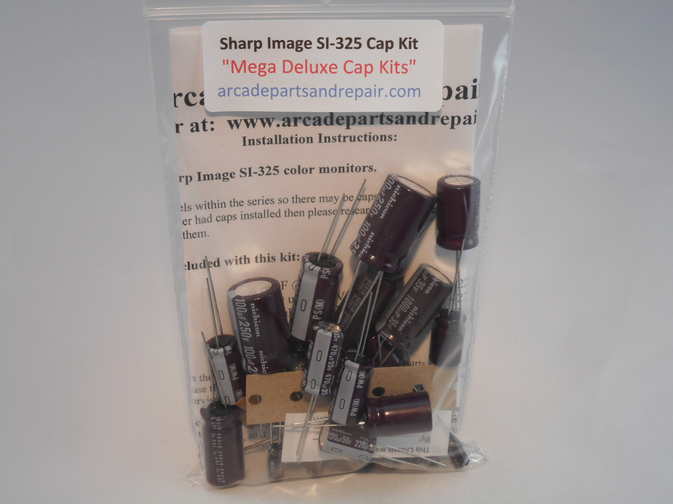 Sharp Image SI-325 Monitor Cap Kit 105C Nichicon