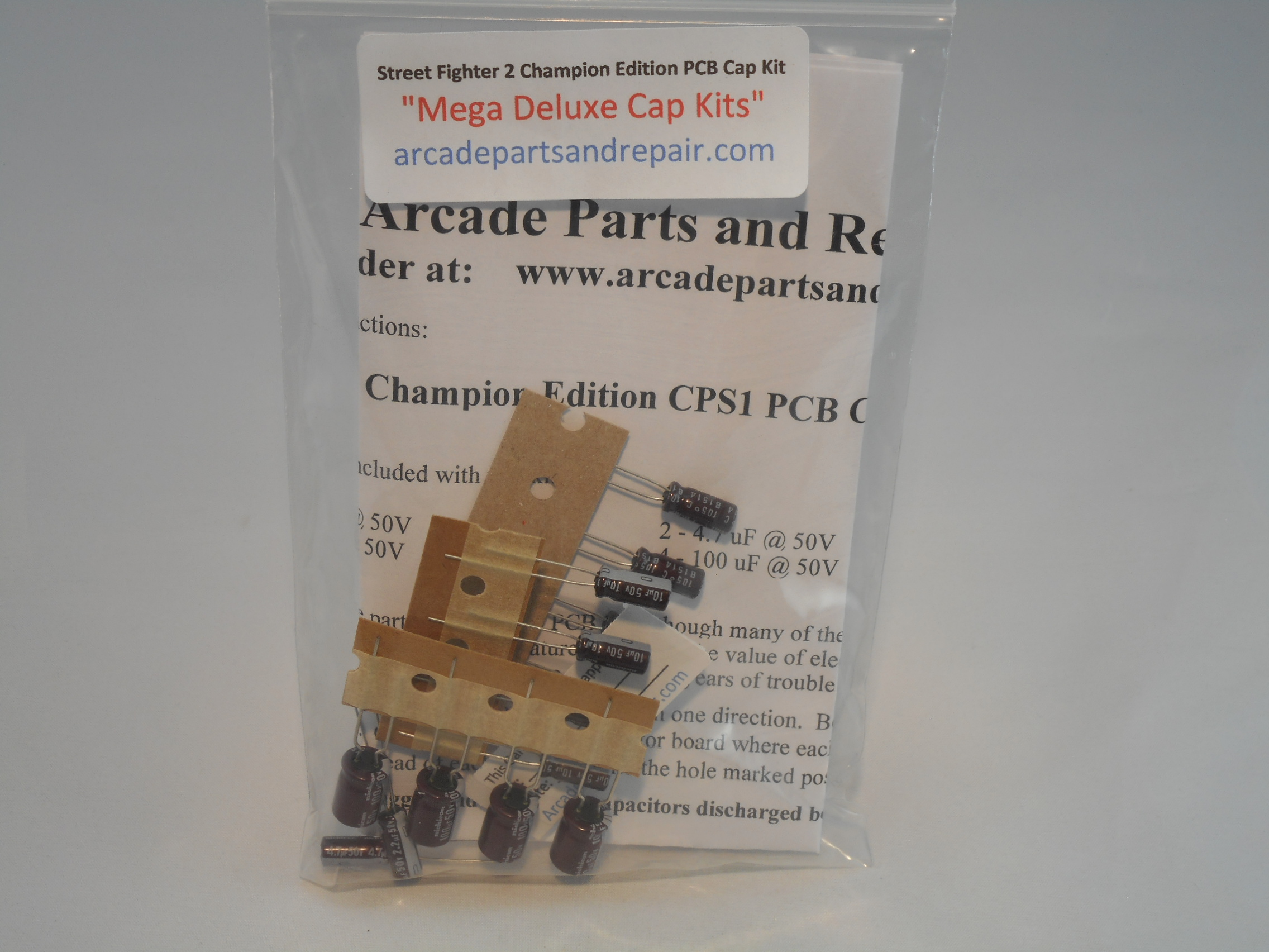 Street Fighter II Champion Edition PCB Cap Kit