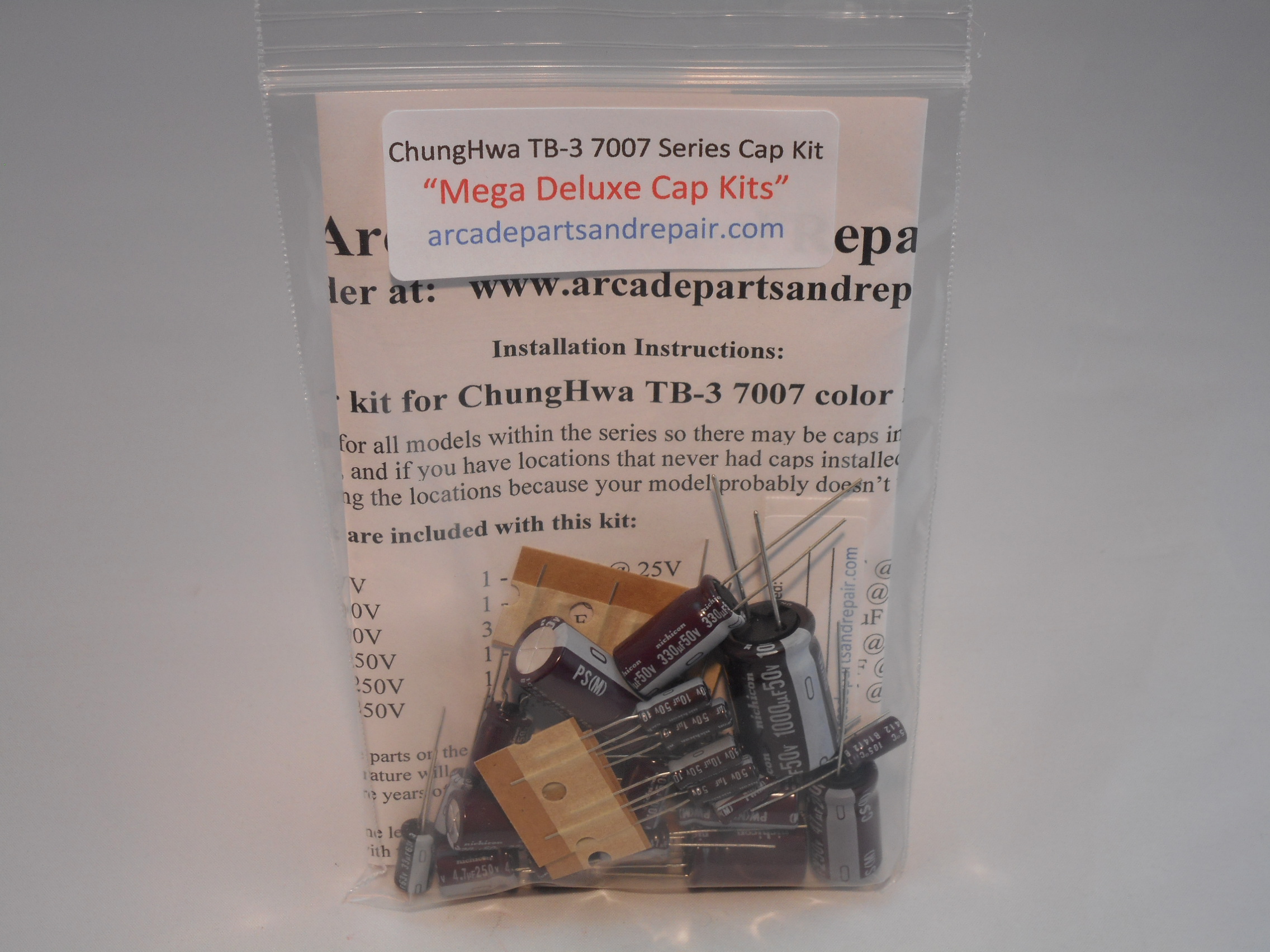 ChungHwa TB-3 7007 Series Monitor Cap Kit 105C Nichicon