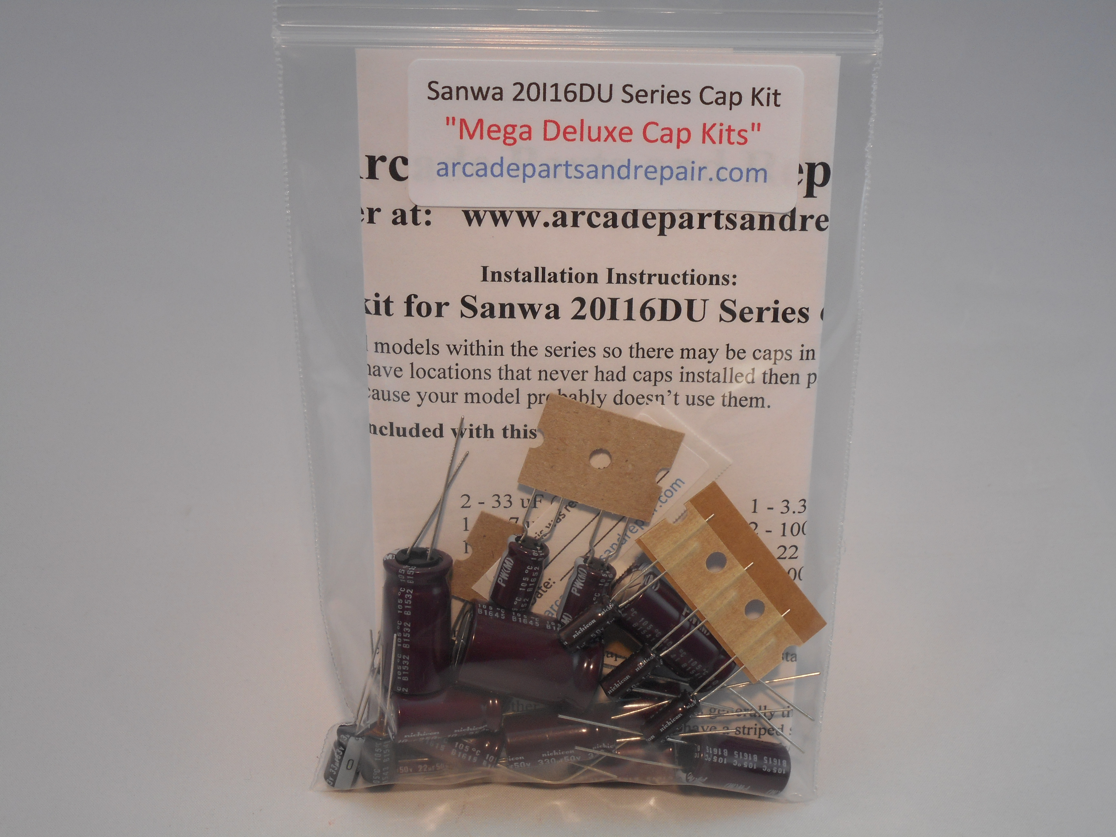 Sanwa 20I16DU Series Monitor Cap Kit 105C Nichicon