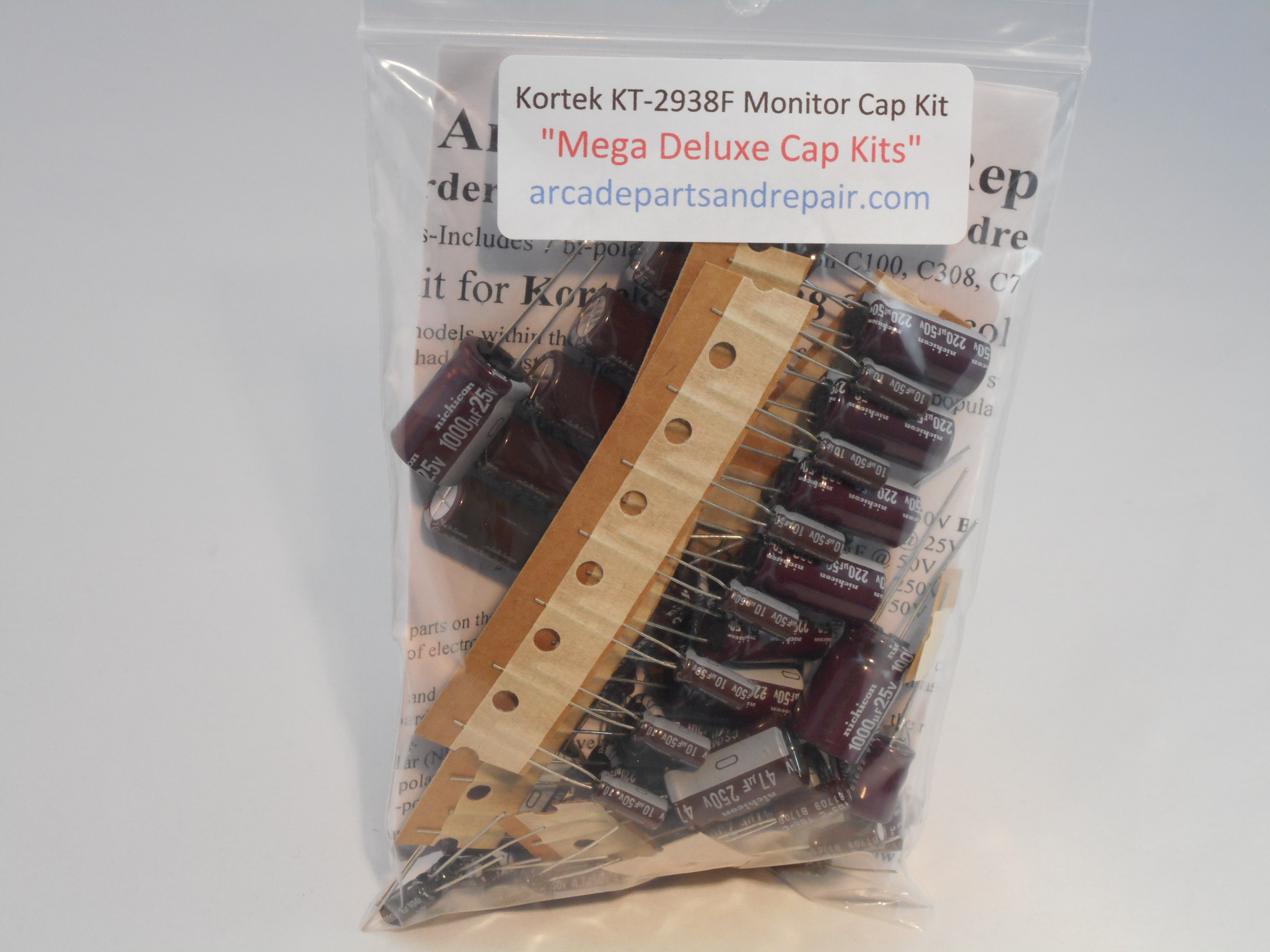 Kortek KT-2938F Series Monitor Cap Kit 105C Nichicon