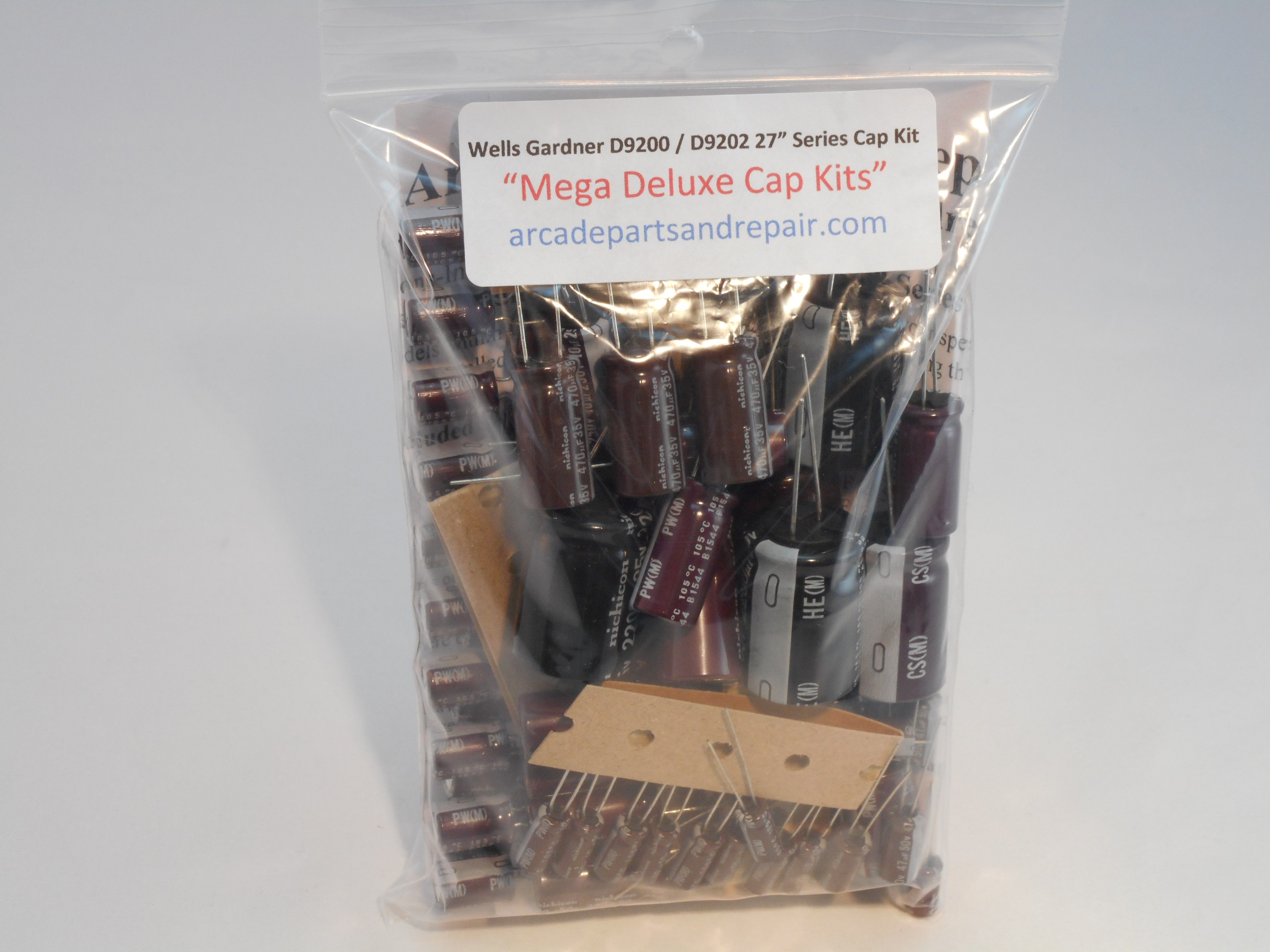 Wells Gardner D9200 / D9202 27″ Series Monitor Cap Kit 105C Nichicon