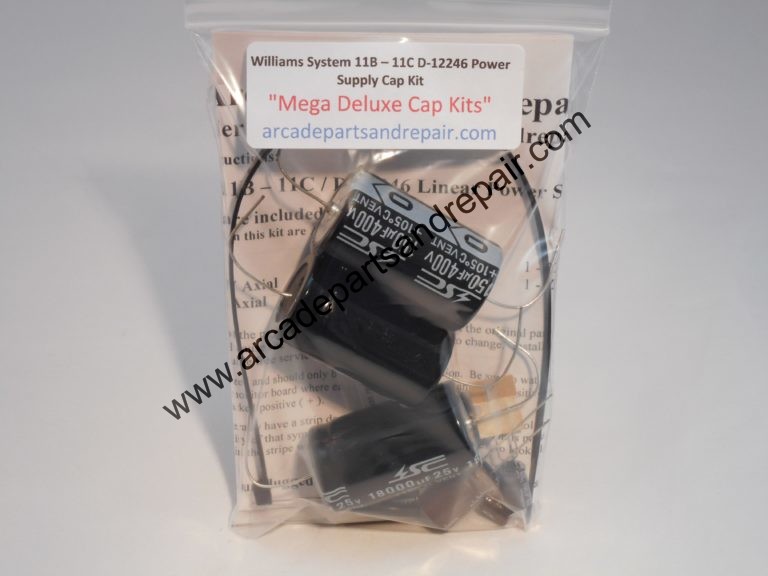 Williams 11B & 11C D-12246 P/S 105C Cap Kit - Arcade Parts and Repair