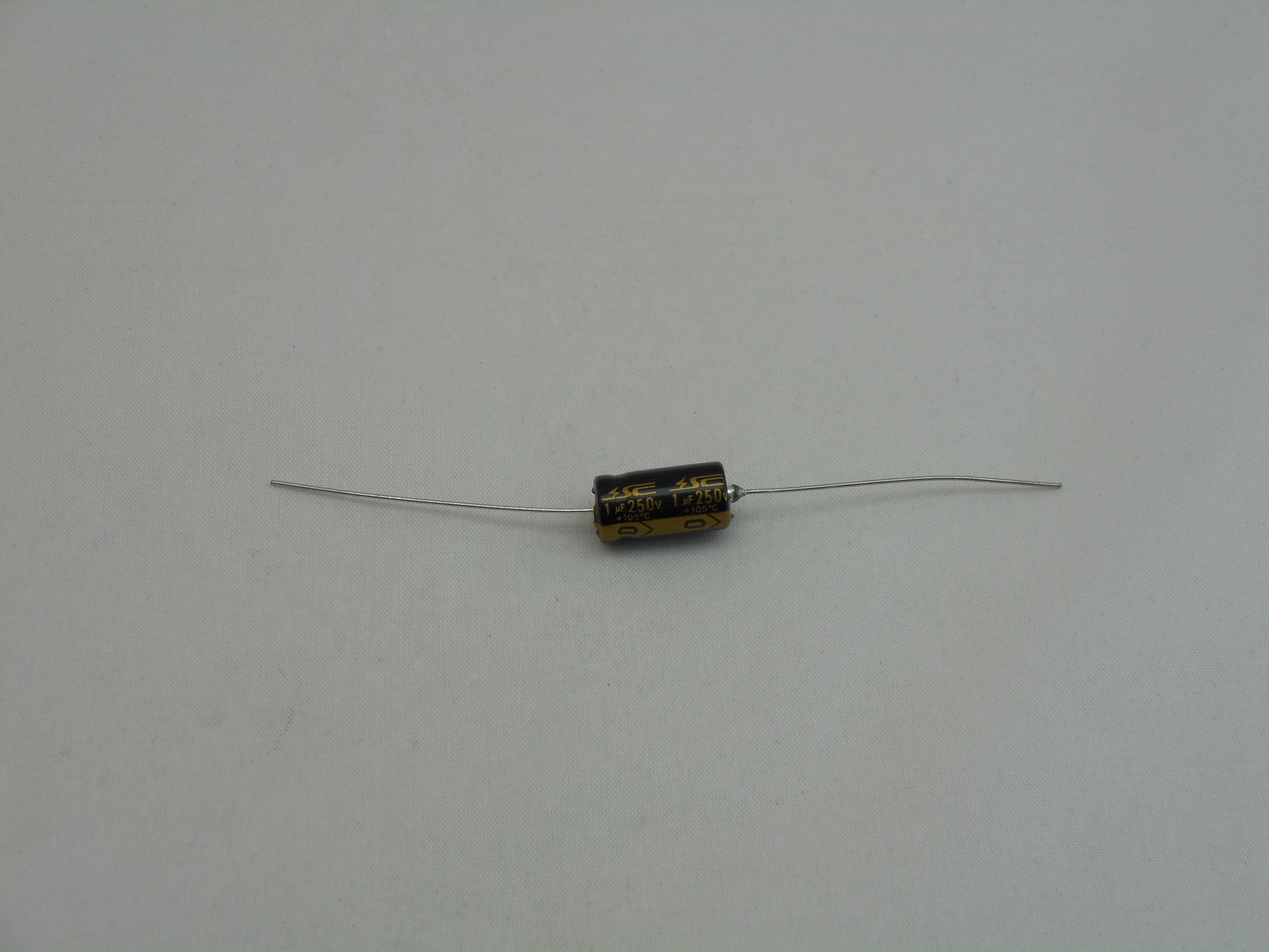 1uF 250V Axial Capacitor 105C