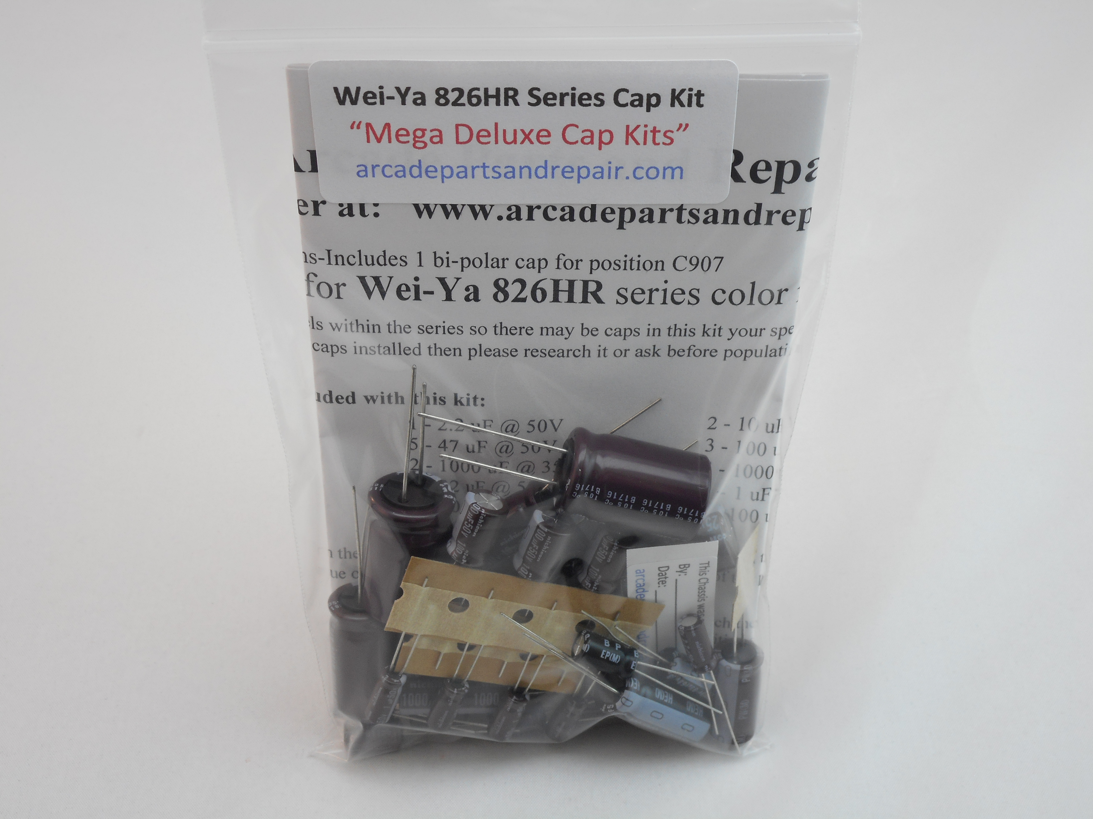 Wei-Ya 826HR Series Monitor Cap Kit 105C Nichicon