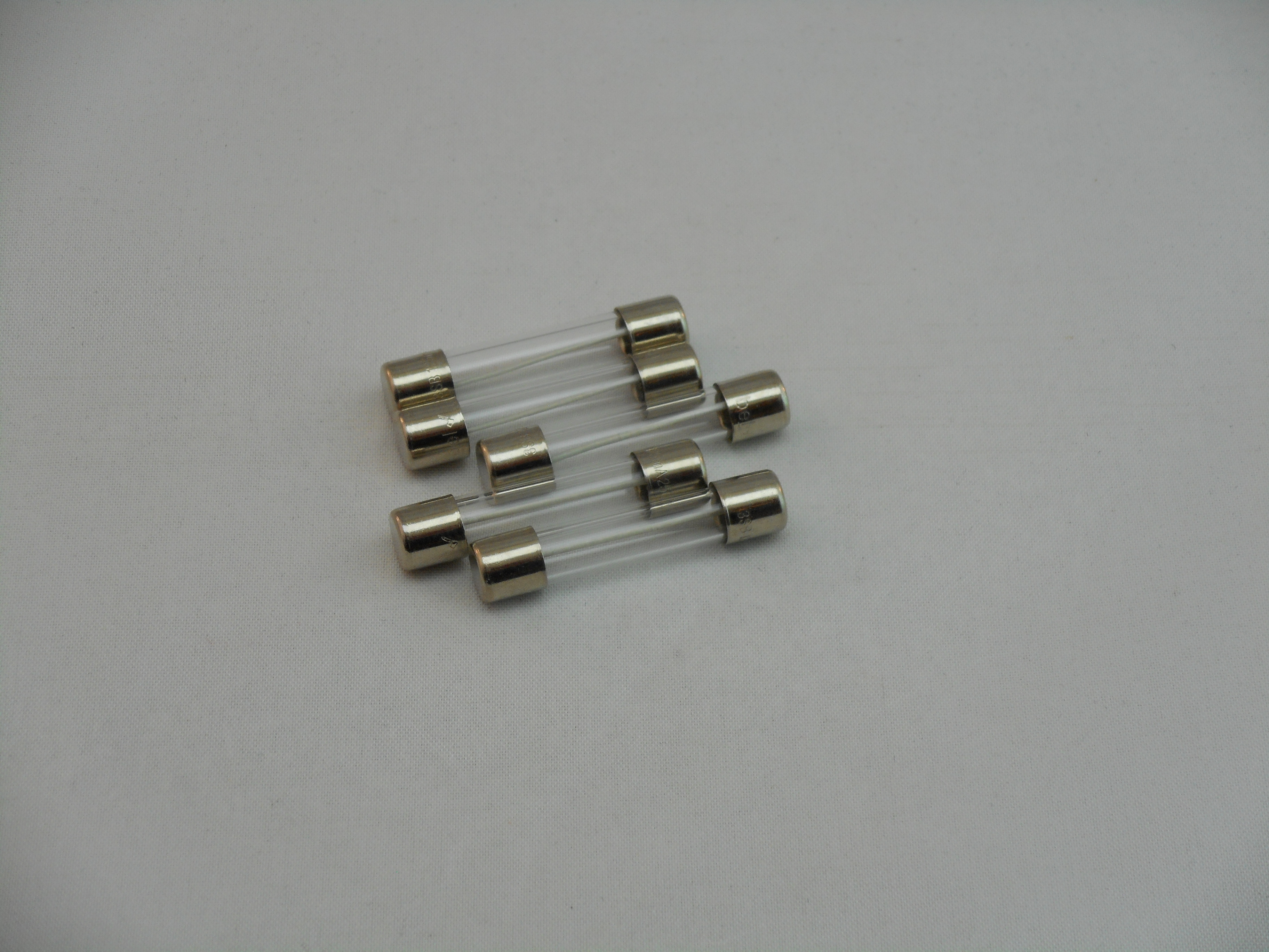 .125A 250V / (1/8amp) Slow Blow 3AG Fuse (5 Piece Package)