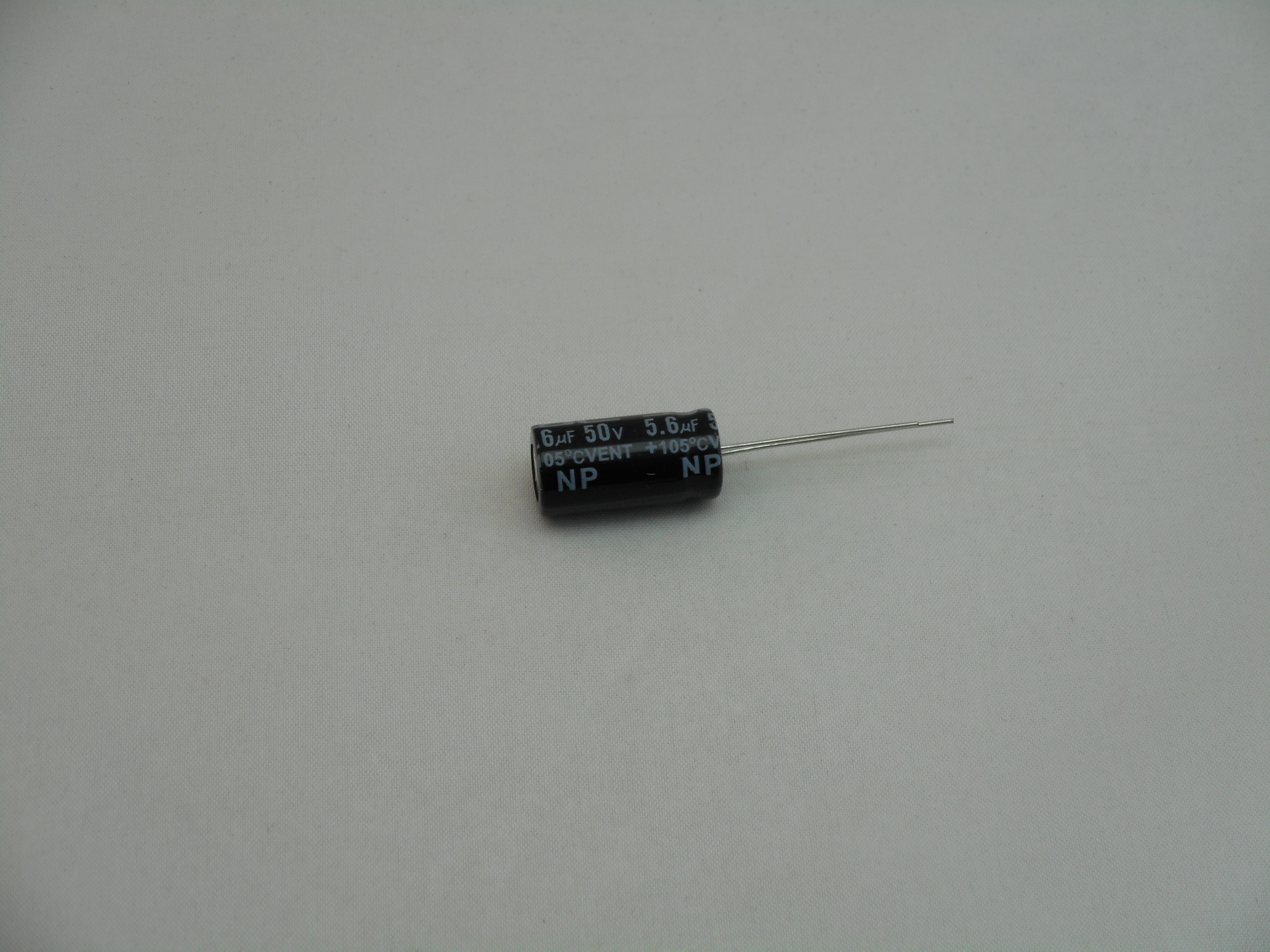 5.6uF 50V Non-Polar Capacitor 105C Radial DF 5%