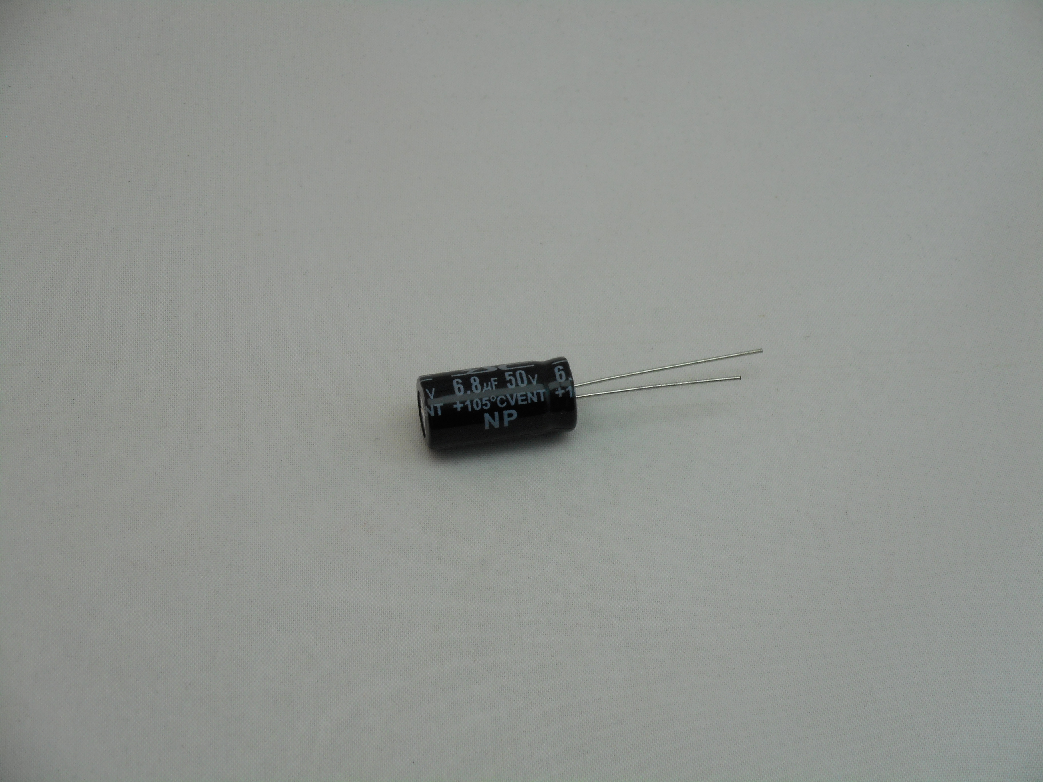 6.8uF 50V Non-Polar Capacitor 105C Radial DF 5%