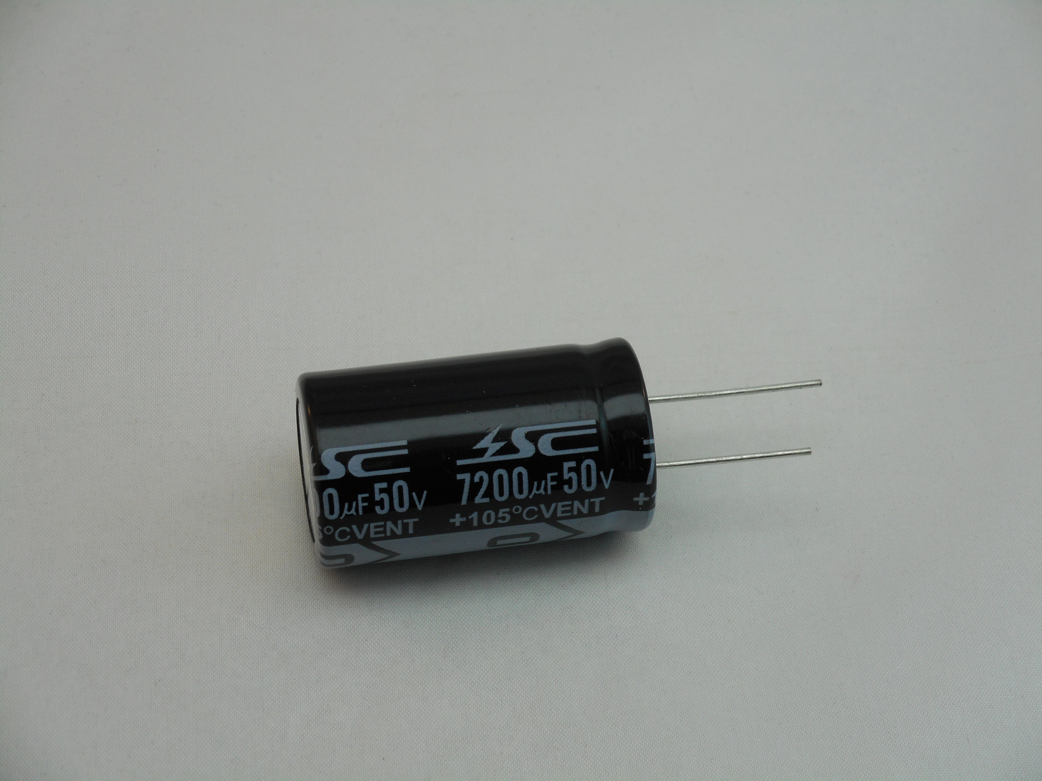 7200uF 50V 105C Radial Capacitor 12.5mm L/S
