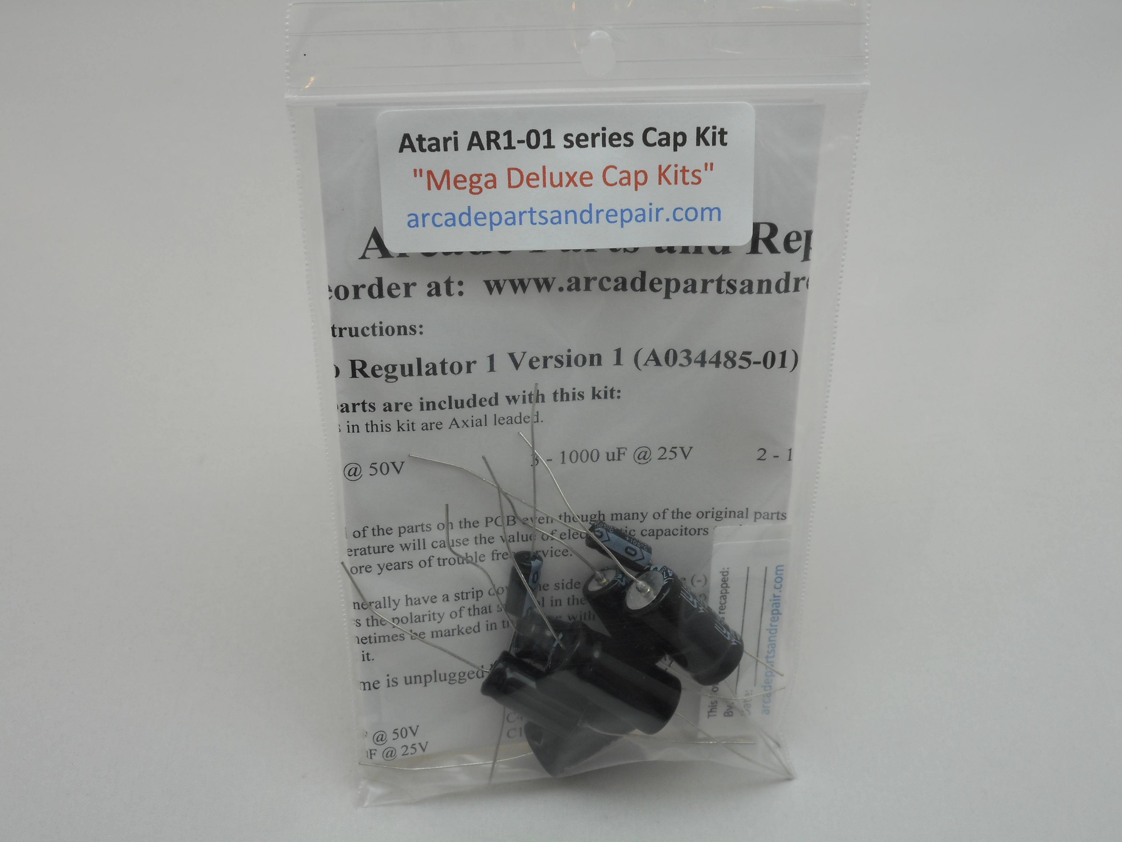 Atari Audio Regulator 1 A034485-01 105c Axial Cap Kit