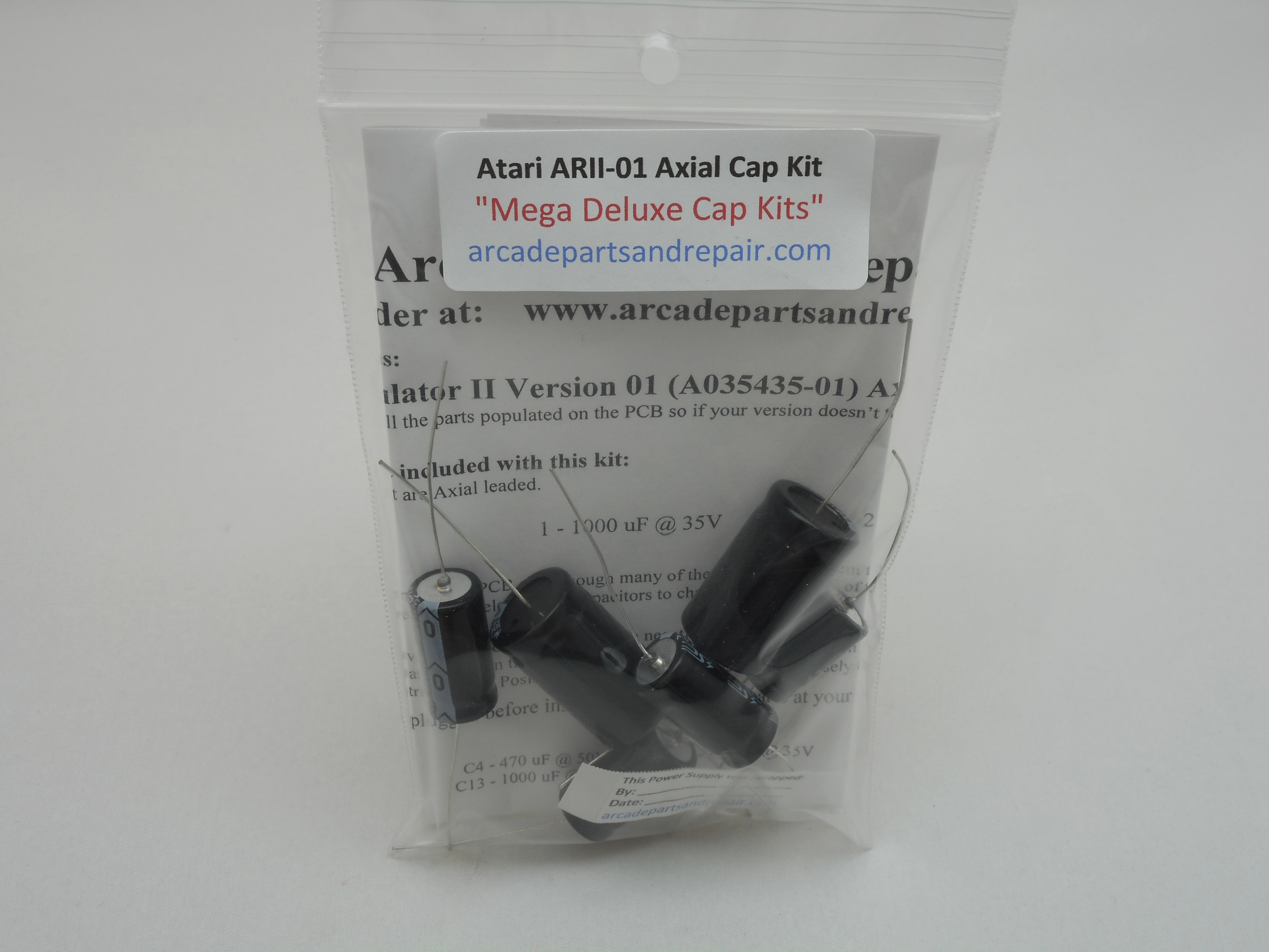 Atari Audio Regulator 2 A035435-01 105c Axial Cap Kit