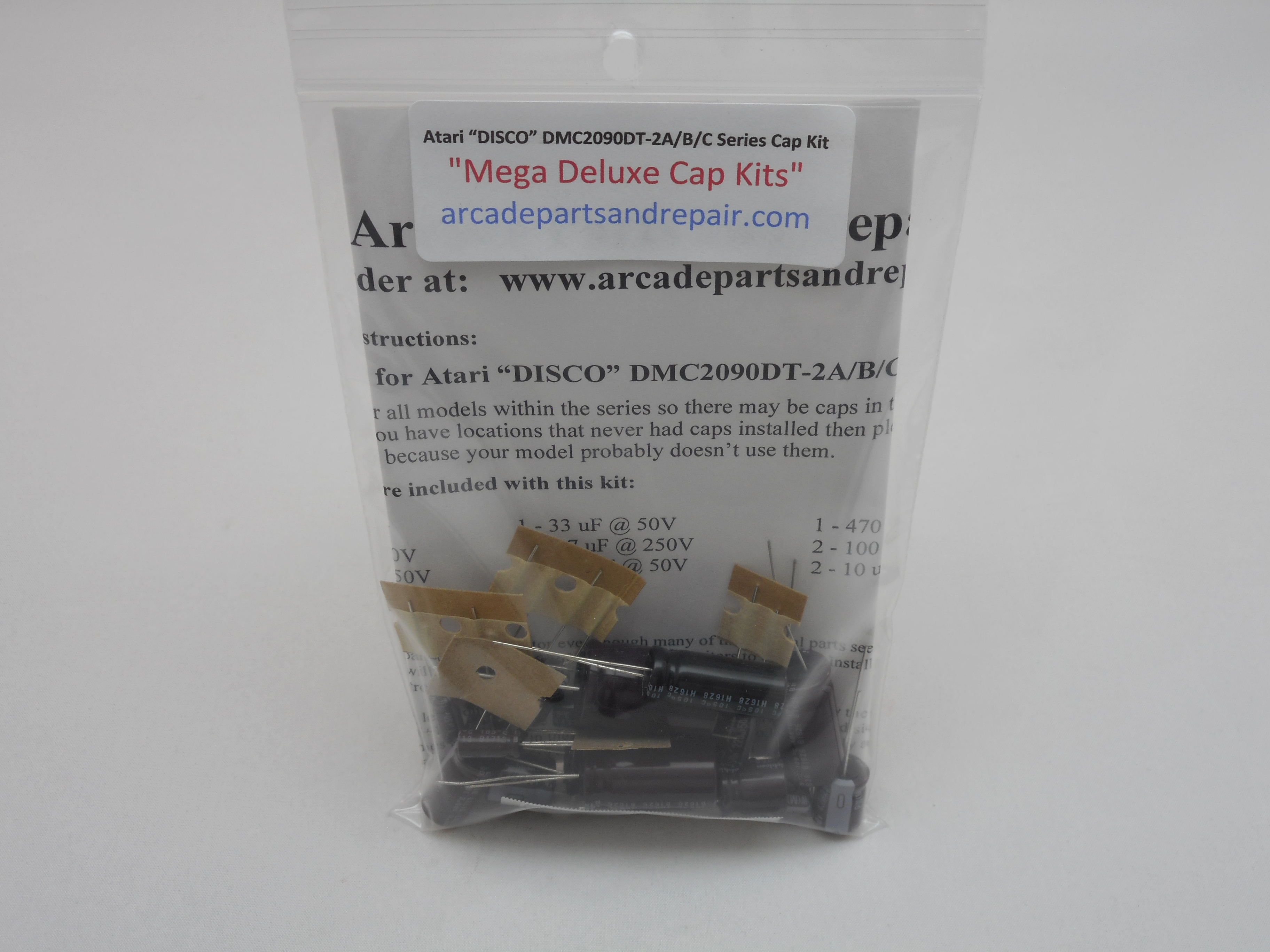 Atari Disco DMC2090DT Series Monitor Cap Kit 105C Nichicon