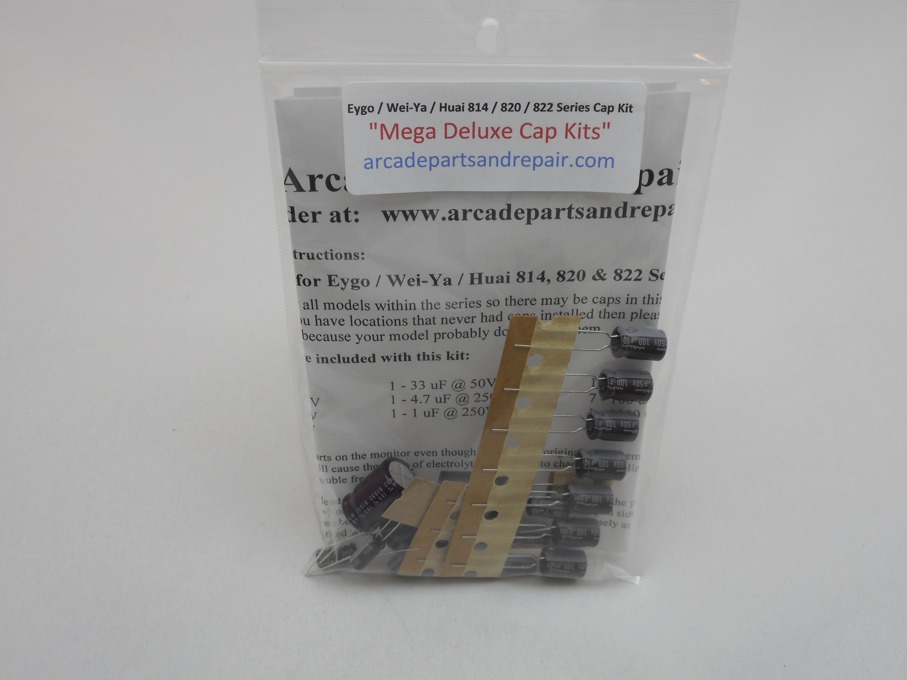 Eygo / Wei-Ya / Huaii 814 / 820 / 822 Monitor Cap Kit 105C Nichicon