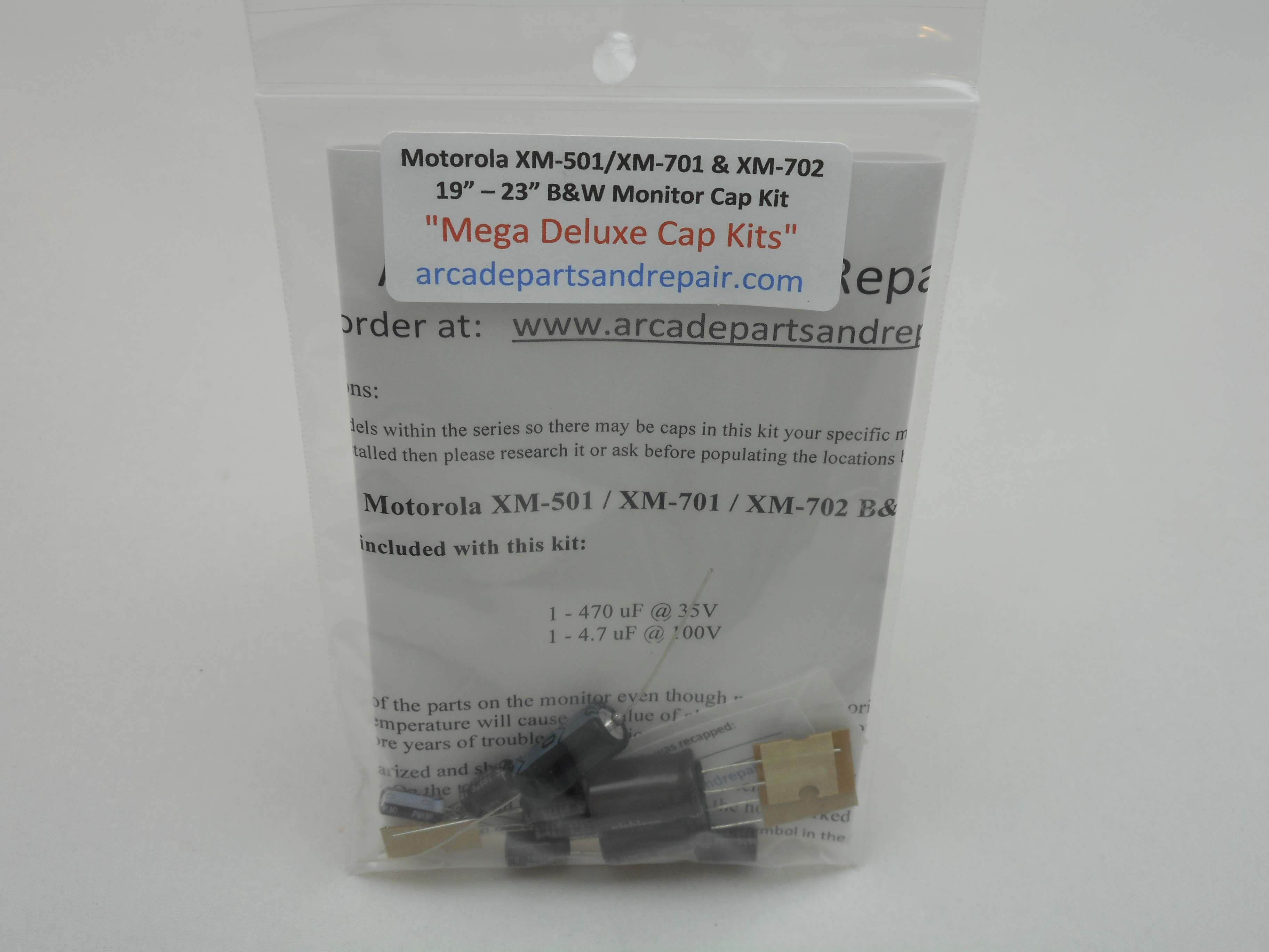 Motorola XM-501 / XM-701 / XM-702 19″ – 23″ Monitor Cap Kit 105C