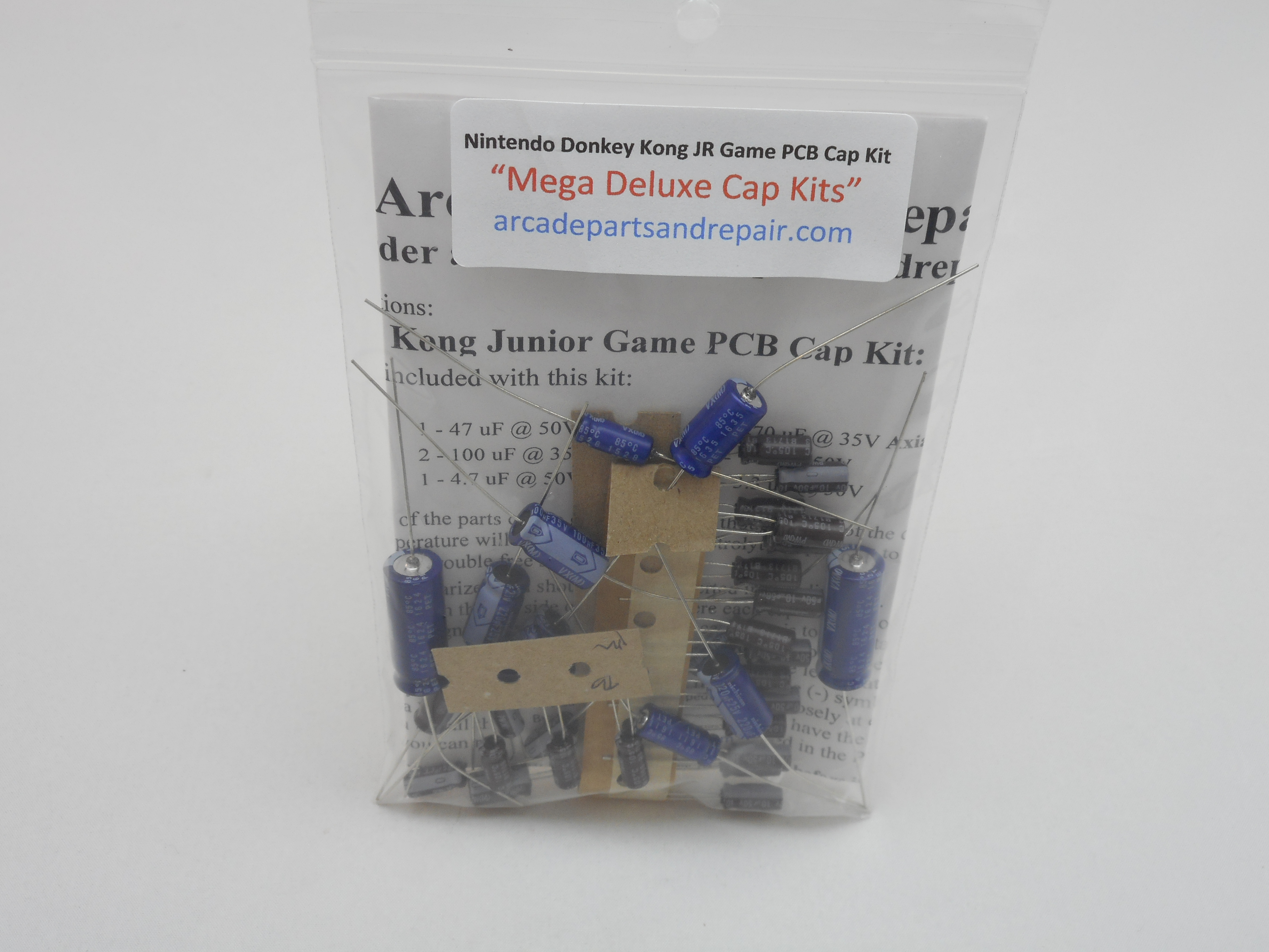 Nintendo Donkey Kong Junior Game PCB Cap Kit Nichicon