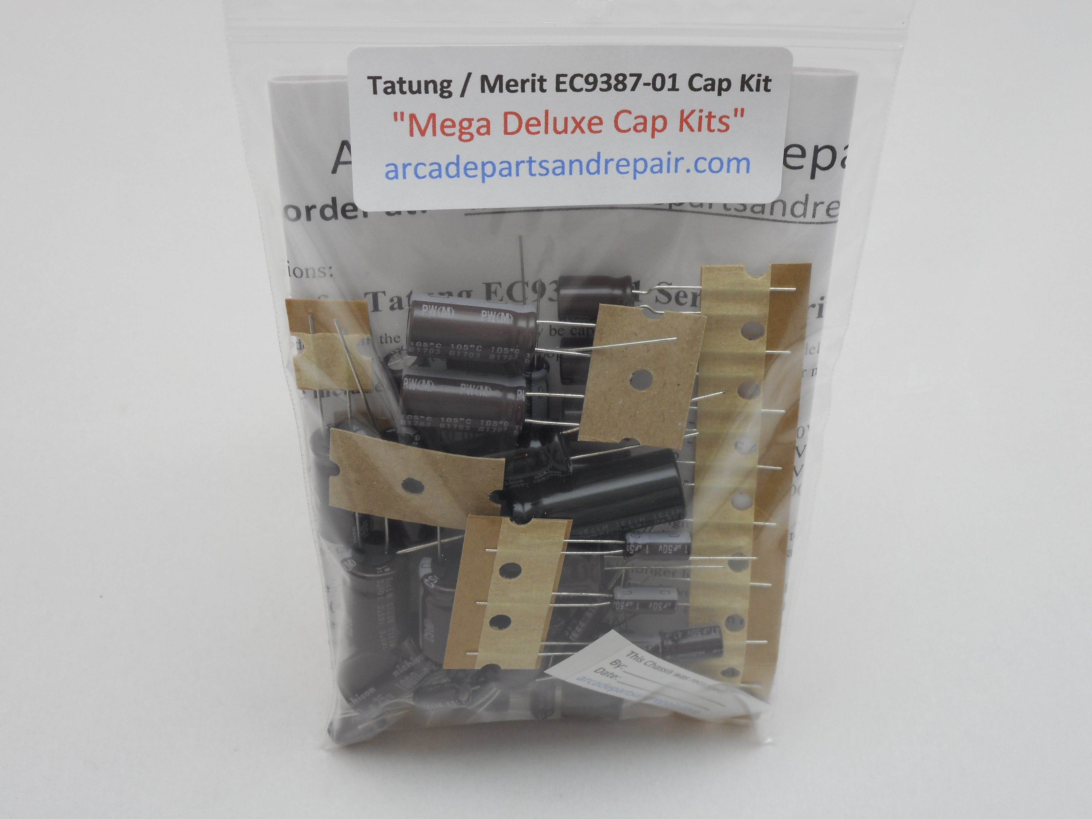 Tatung EC9387-01 Merit Monitor Cap Kit 105C Nichicon
