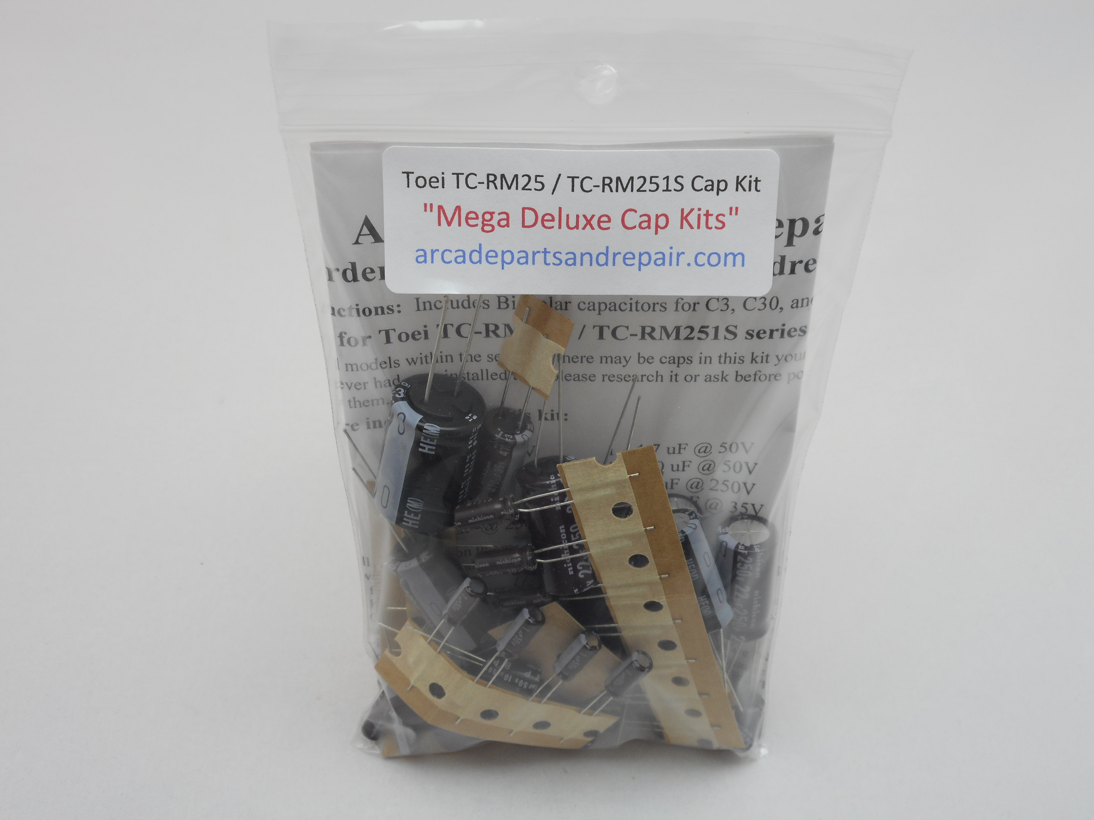 Toei TC-RM25T / TC-RM251S Series Monitor Cap Kit 105C Nichicon