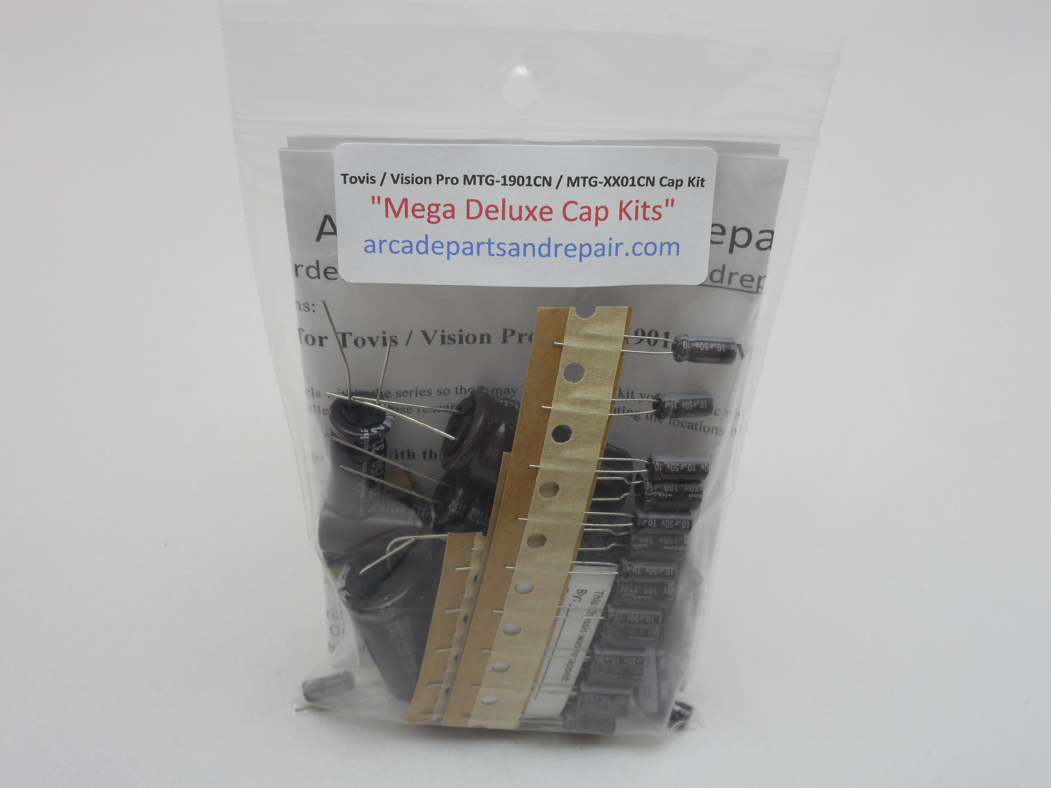 Tovis / Vision Pro MTG-1901CN / MTG-XX01 13″ / 19″ Monitor Cap Kit 105C Nichicon