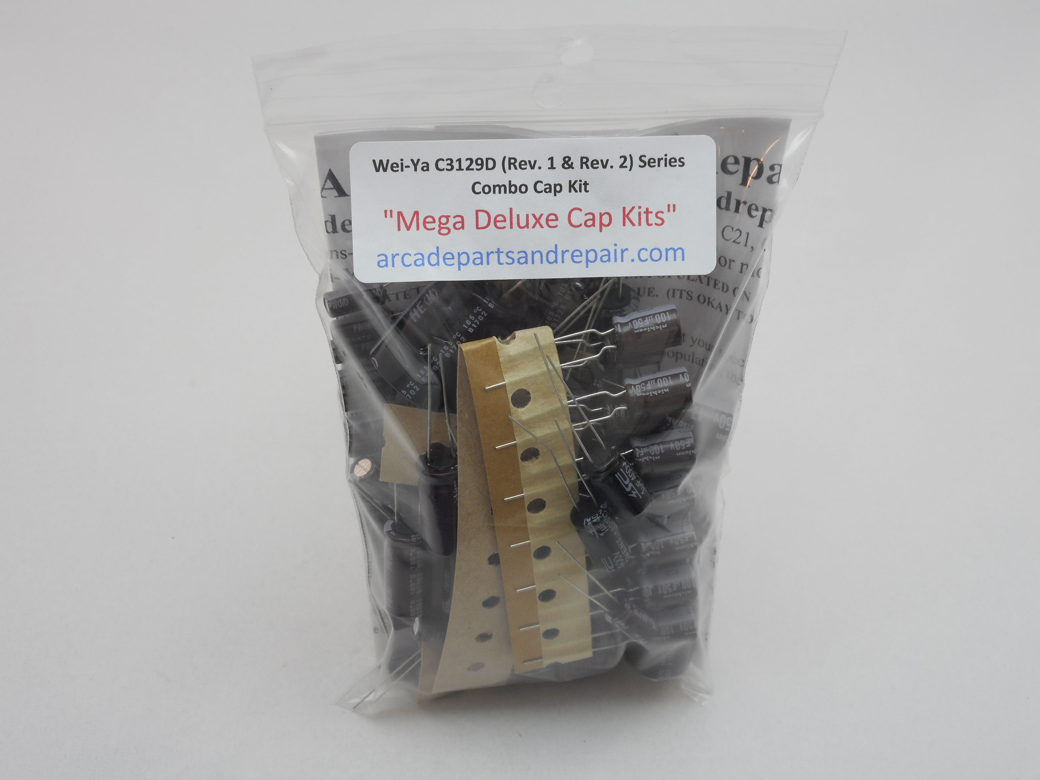 Wei-Ya 3129D Combo Arcade Monitor Cap Kit 105C Nichicon