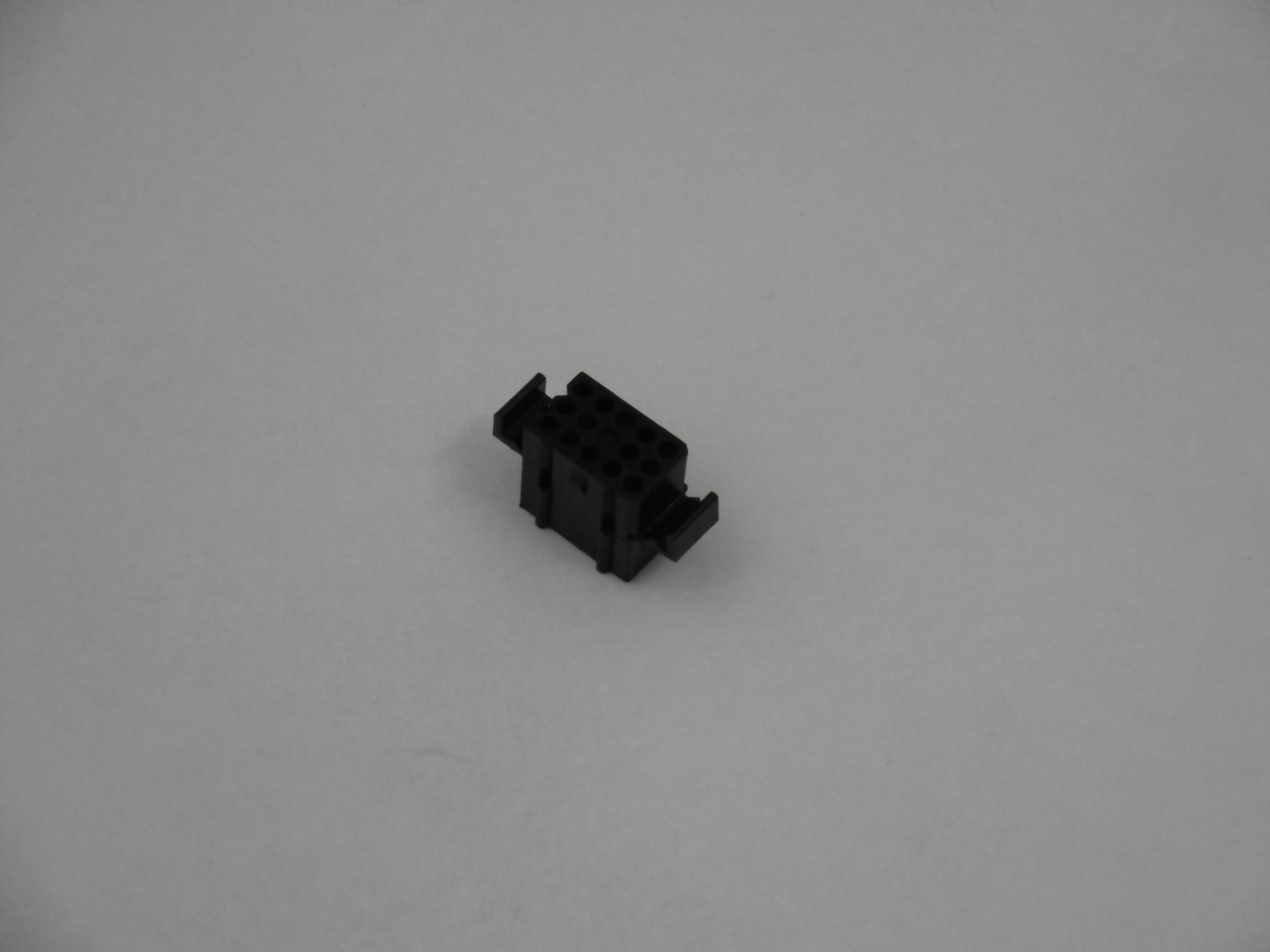 Molex 15 Pin .062 Power Connector Male Receptacle with Wings Black (CG1023)