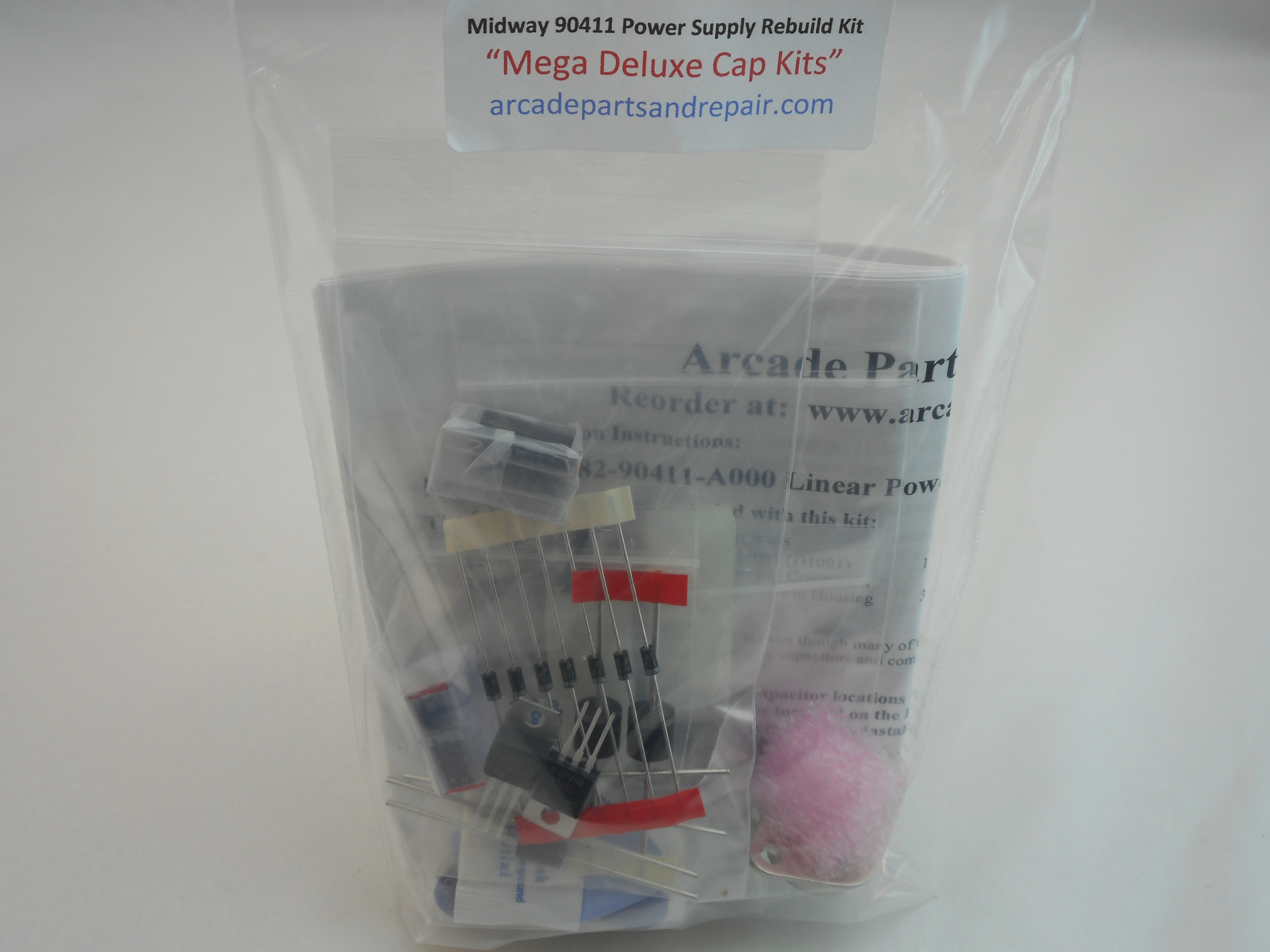 Midway 90411 Power Supply Mega Deluxe Rebuild Kit