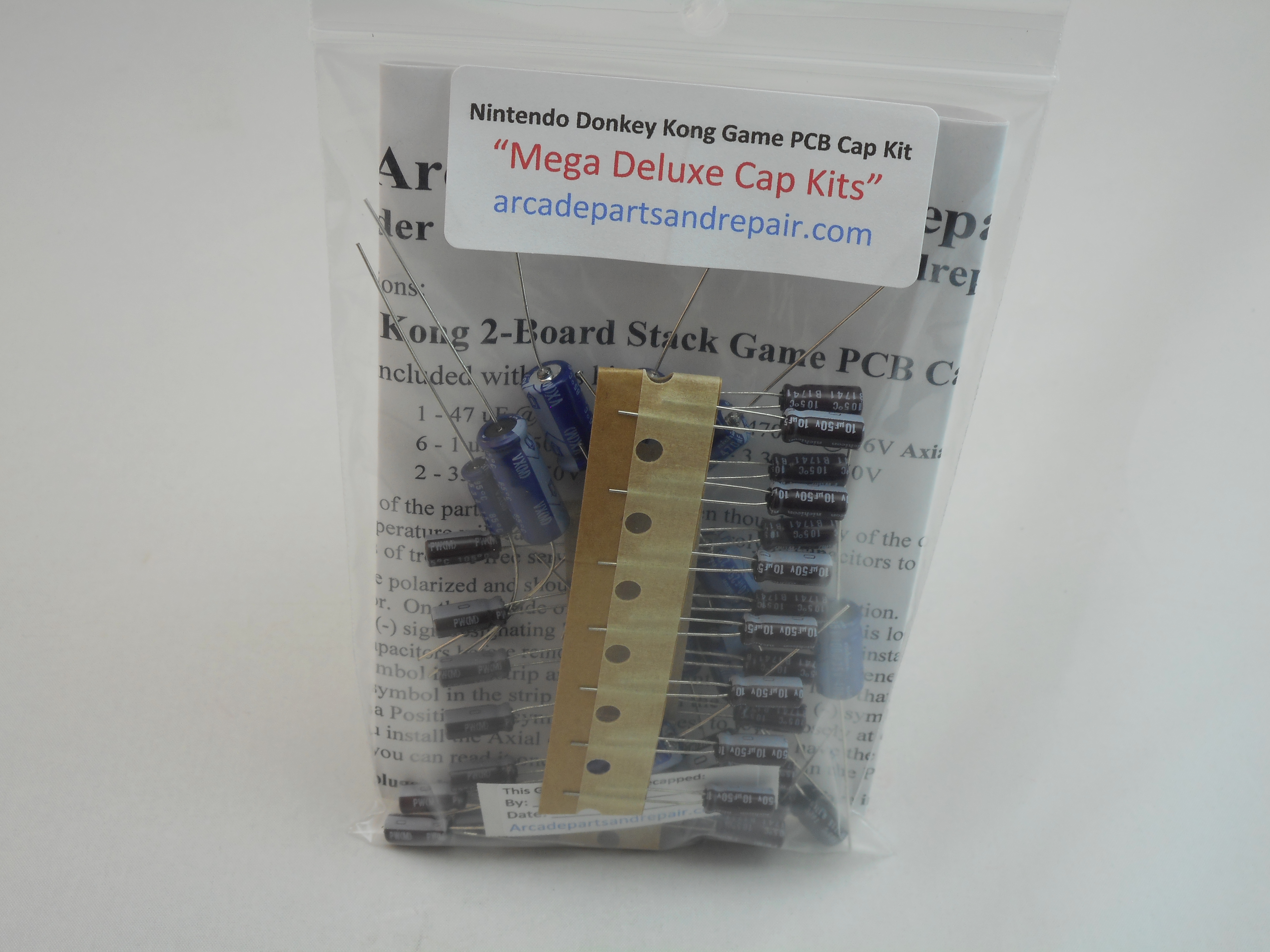 Nintendo Donkey Kong Game PCB Cap Kit Nichicon