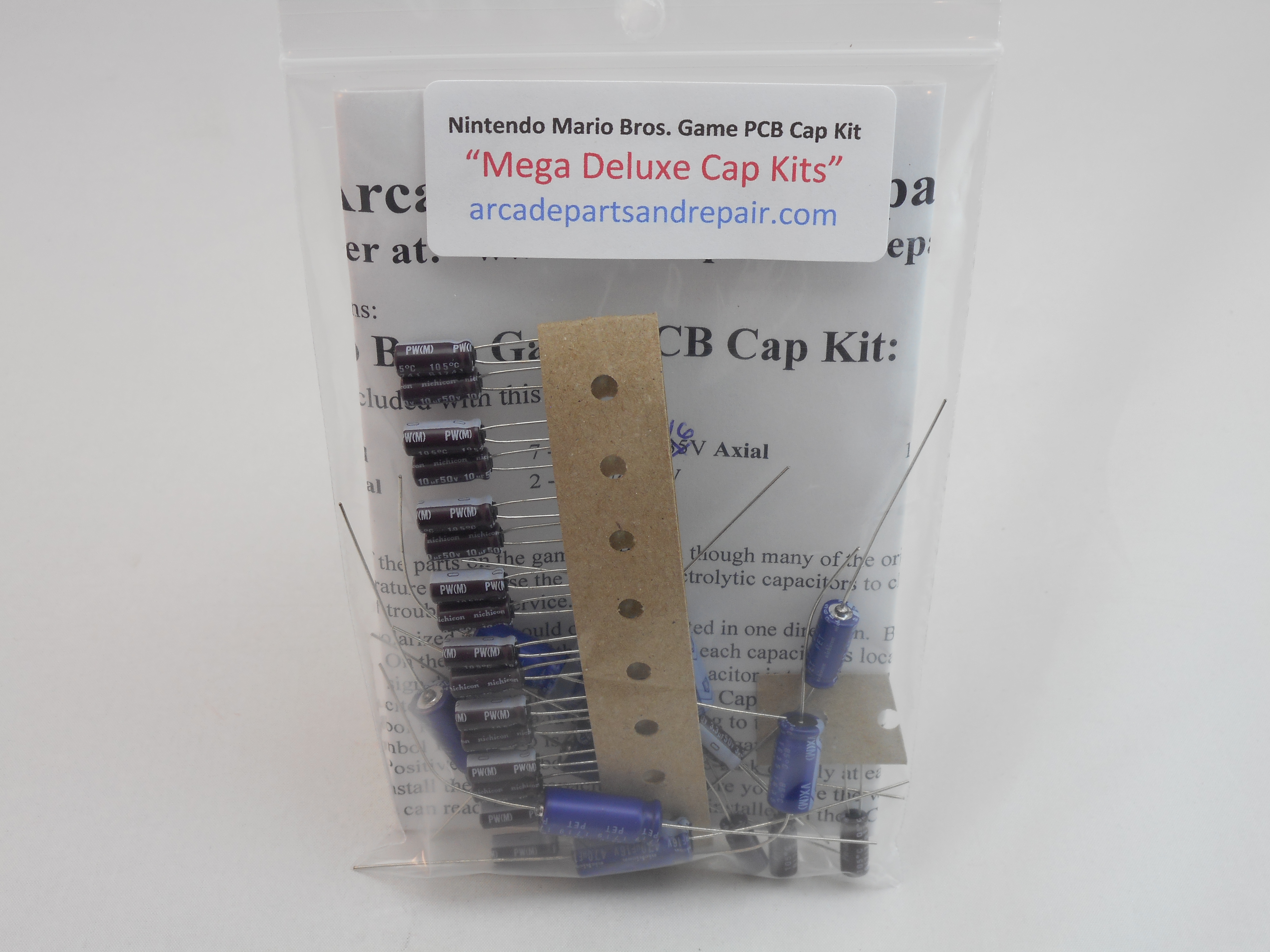 Nintendo Mario Bros. Game PCB Cap Kit Nichicon
