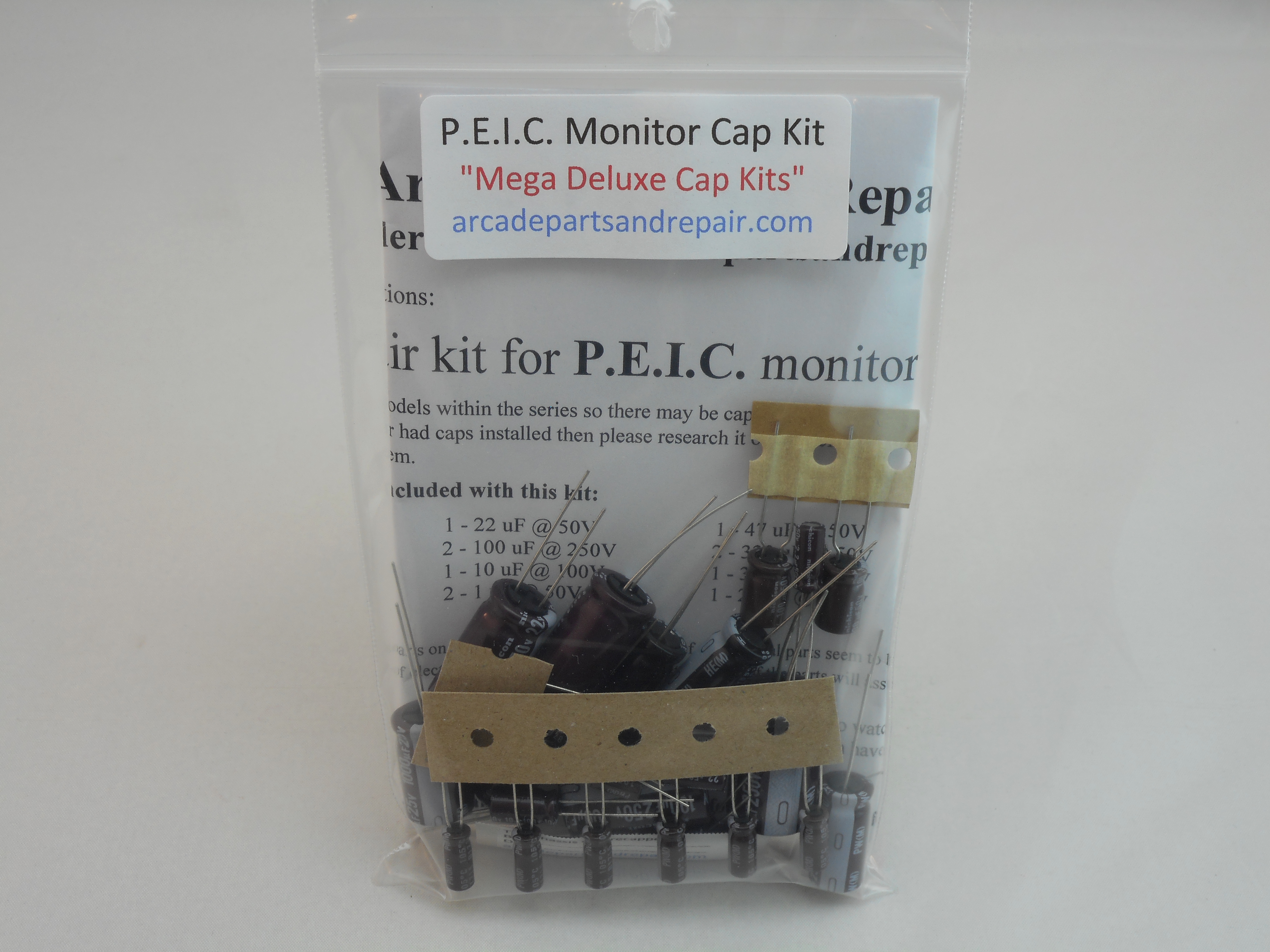 P.E.I.C. Series Monitor Cap Kit 105C Nichicon