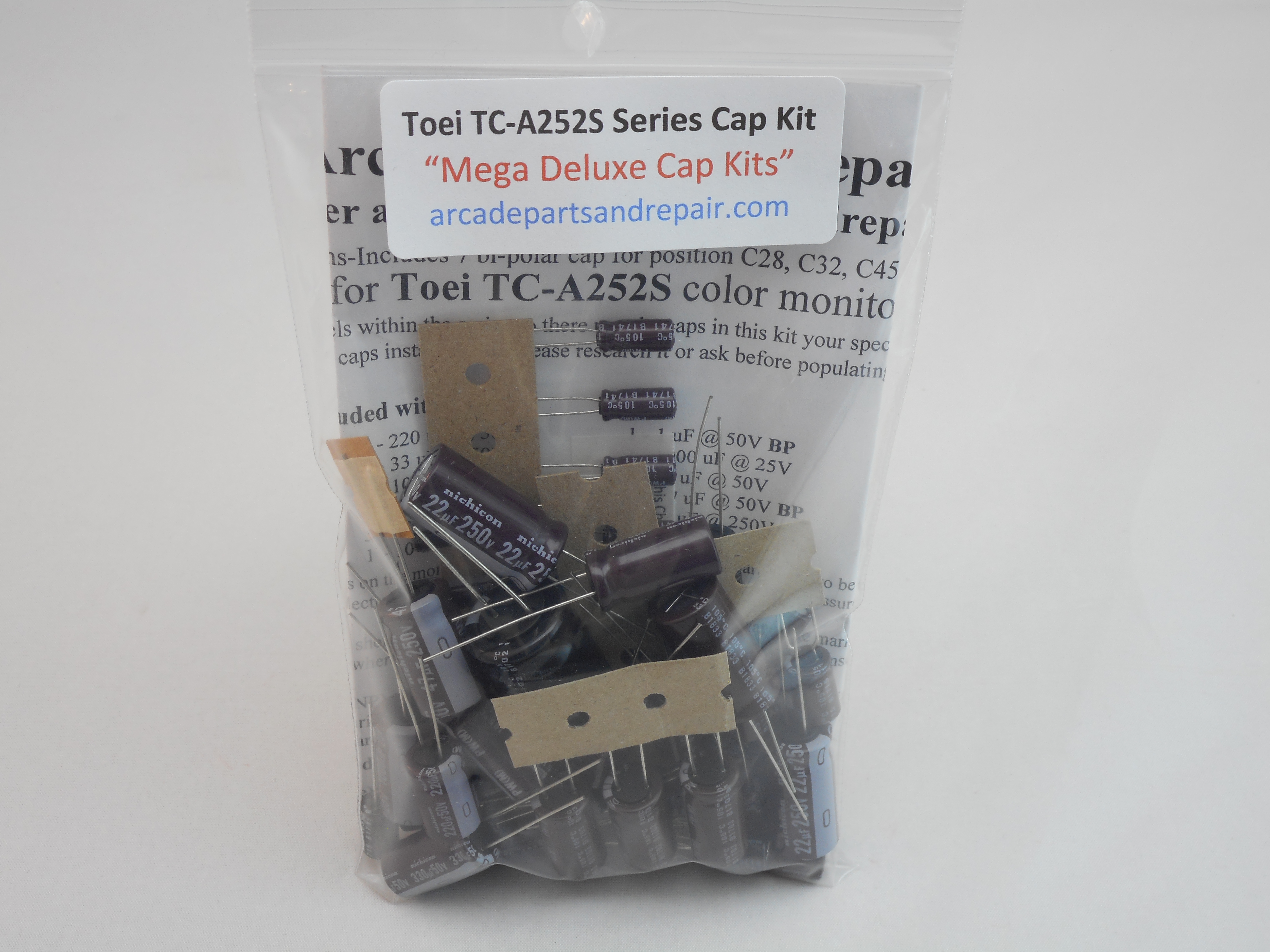 Toei TC-A252S Monitor Cap Kit 105C Nichicon