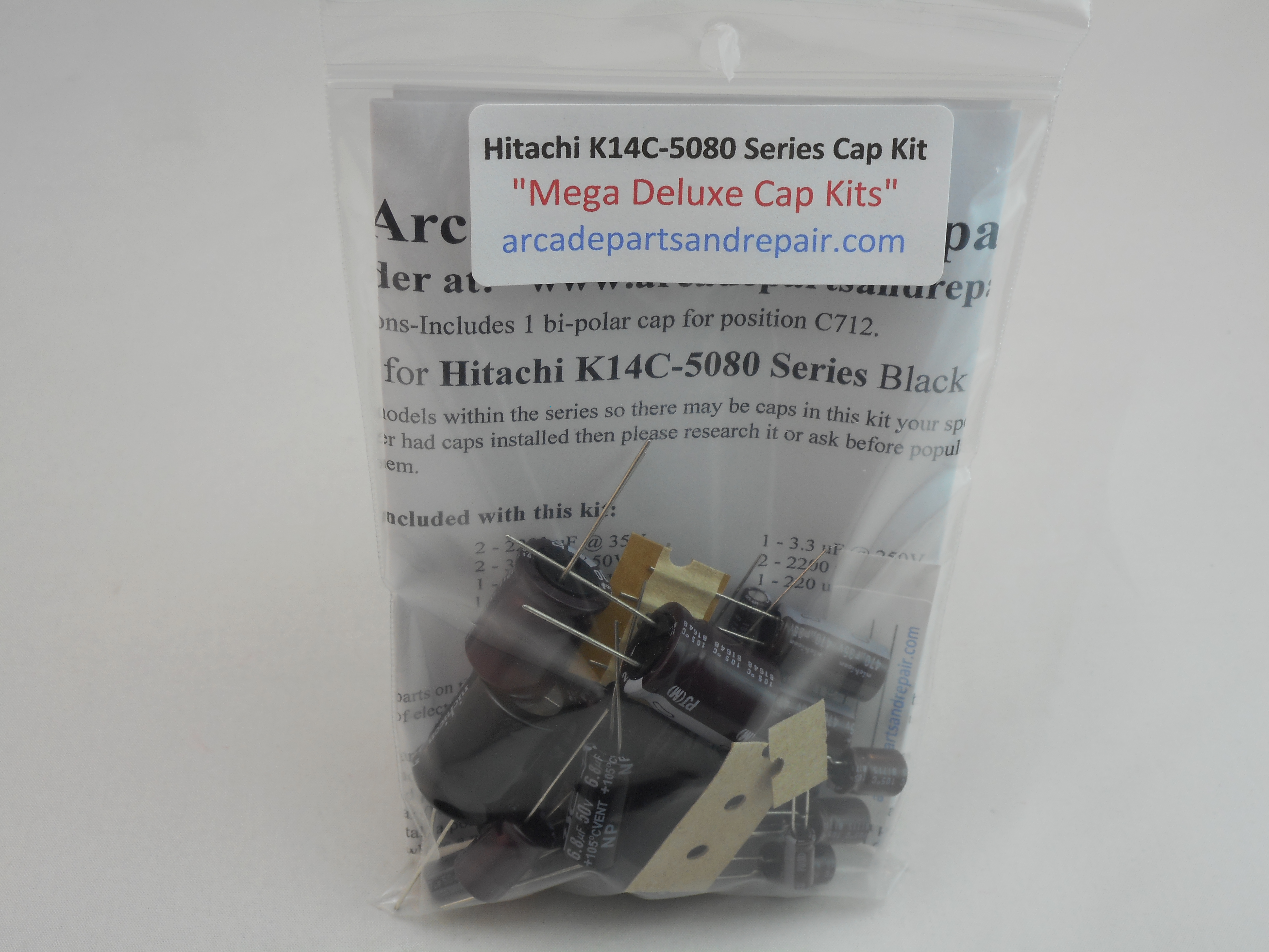 Hitachi K14C-5080 Monitor Cap Kit 105C Nichicon