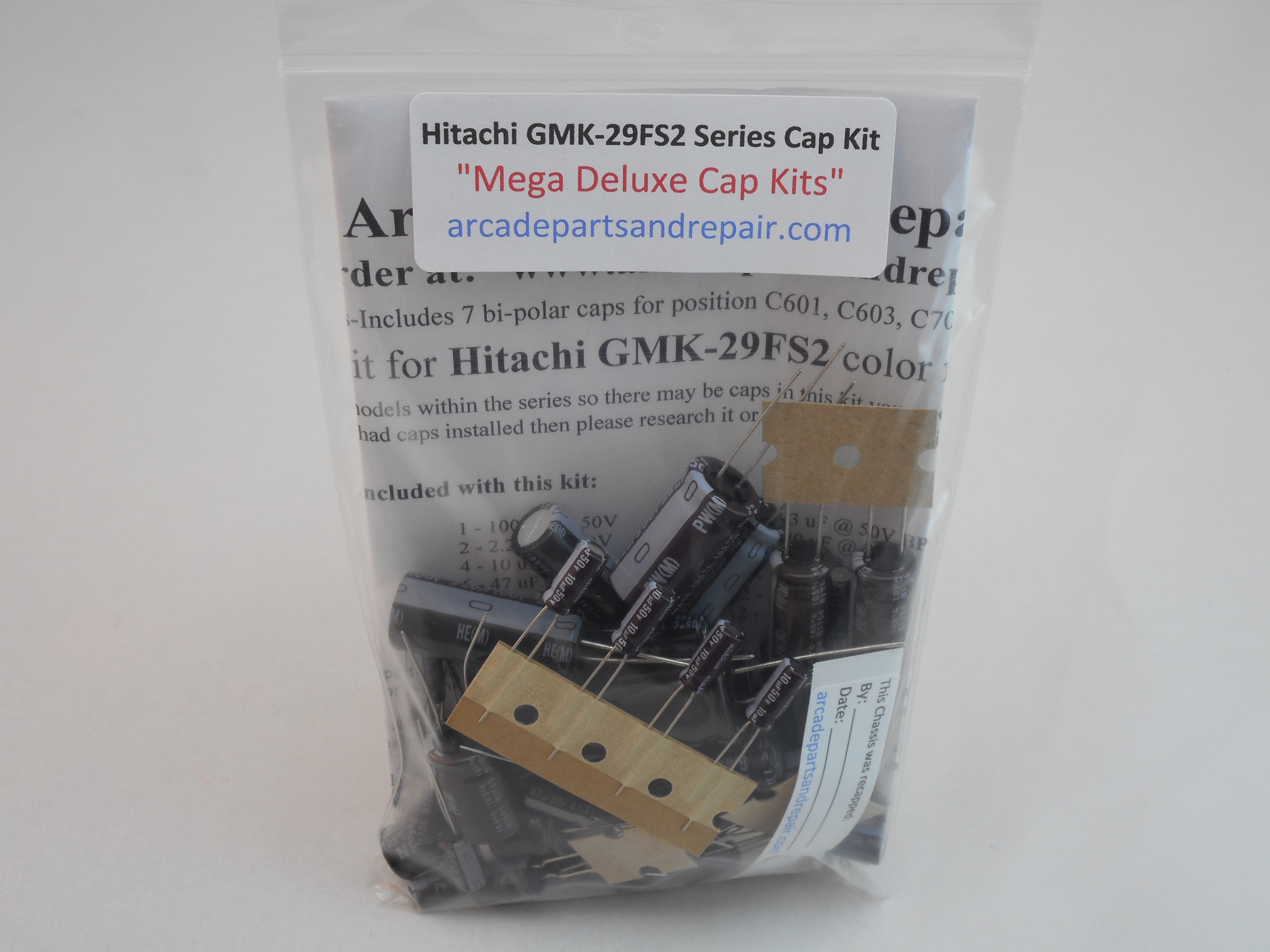 Hitachi GMK-29FS2 Monitor Cap Kit 105C Nichicon