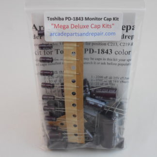 Toshiba PD-1843 Monitor Cap Kit 105C Nichicon