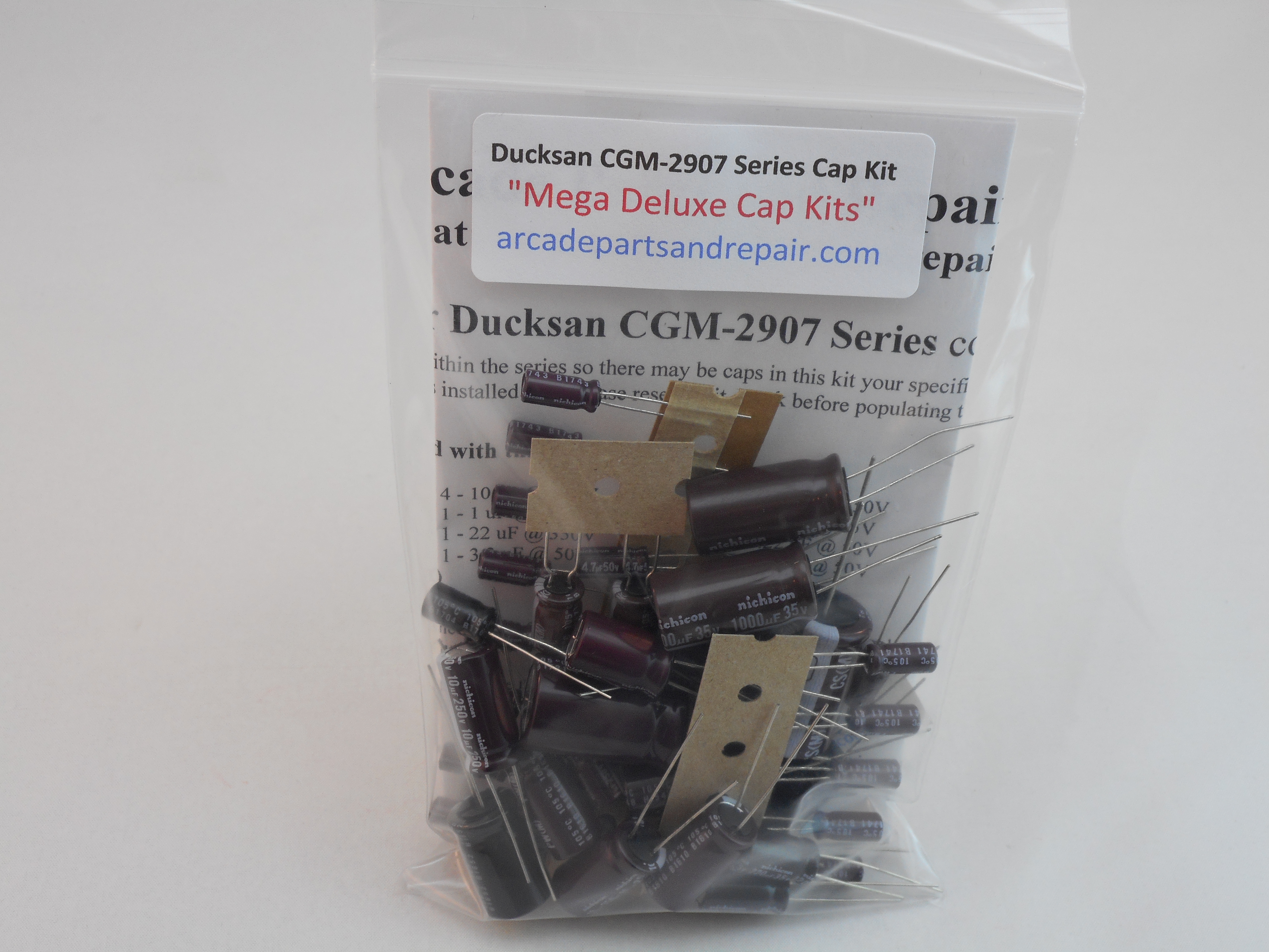 Ducksan CGM-2907 Series Monitor Cap Kit 105C Nichicon